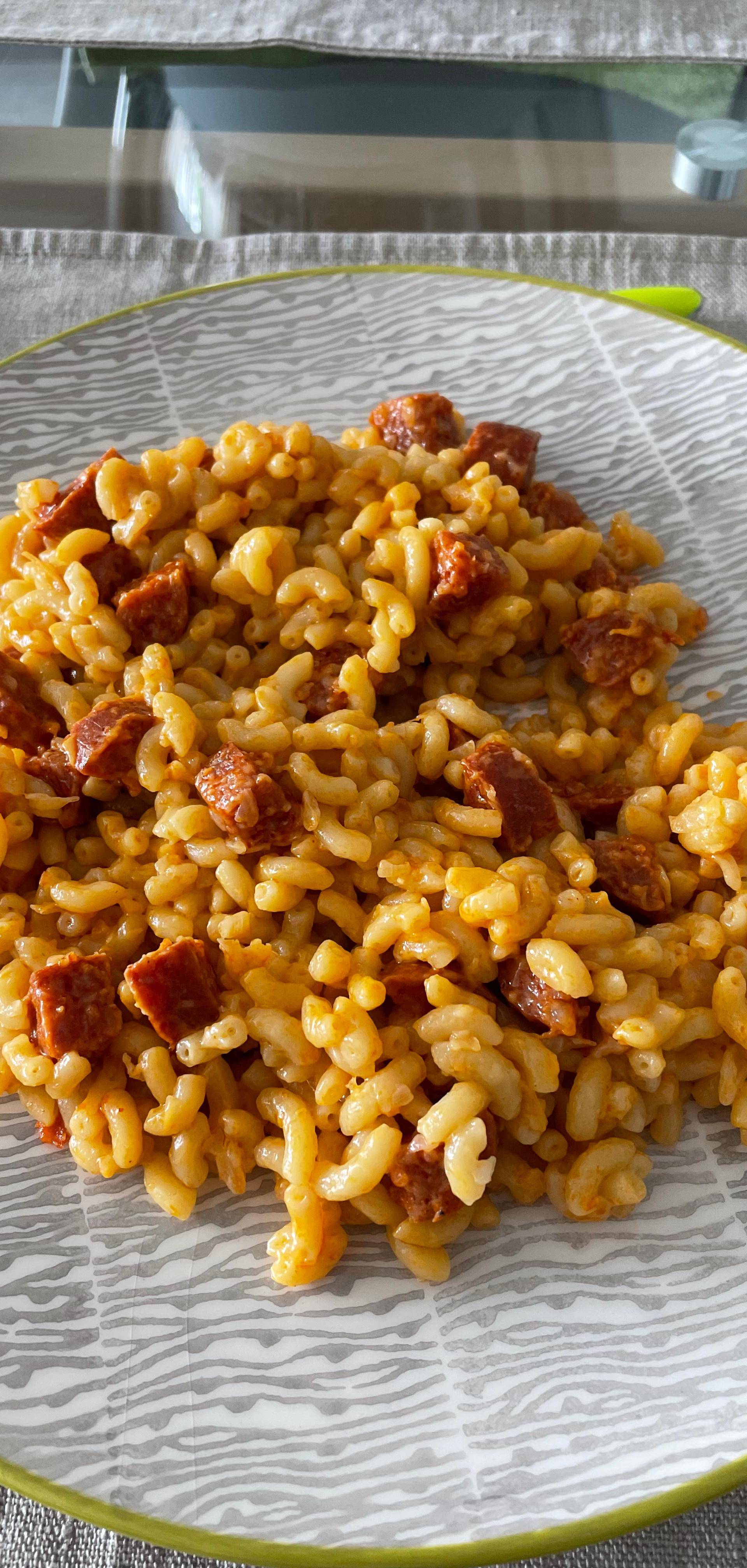 Risotto de coquillettes au chorizo - Recette Companion XL | Moulinex