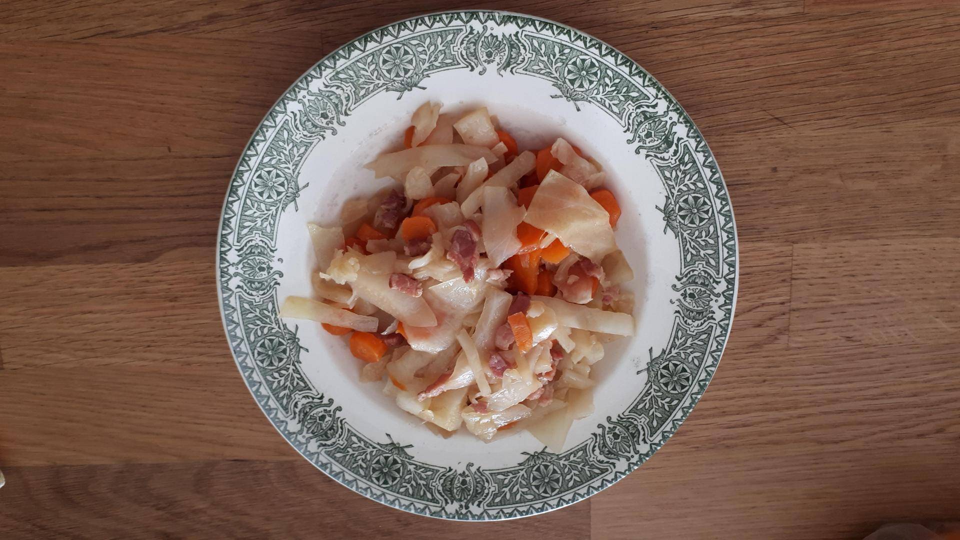 Choux et carottes braisés aux lardons - Recepten Cookeo | Moulinex
