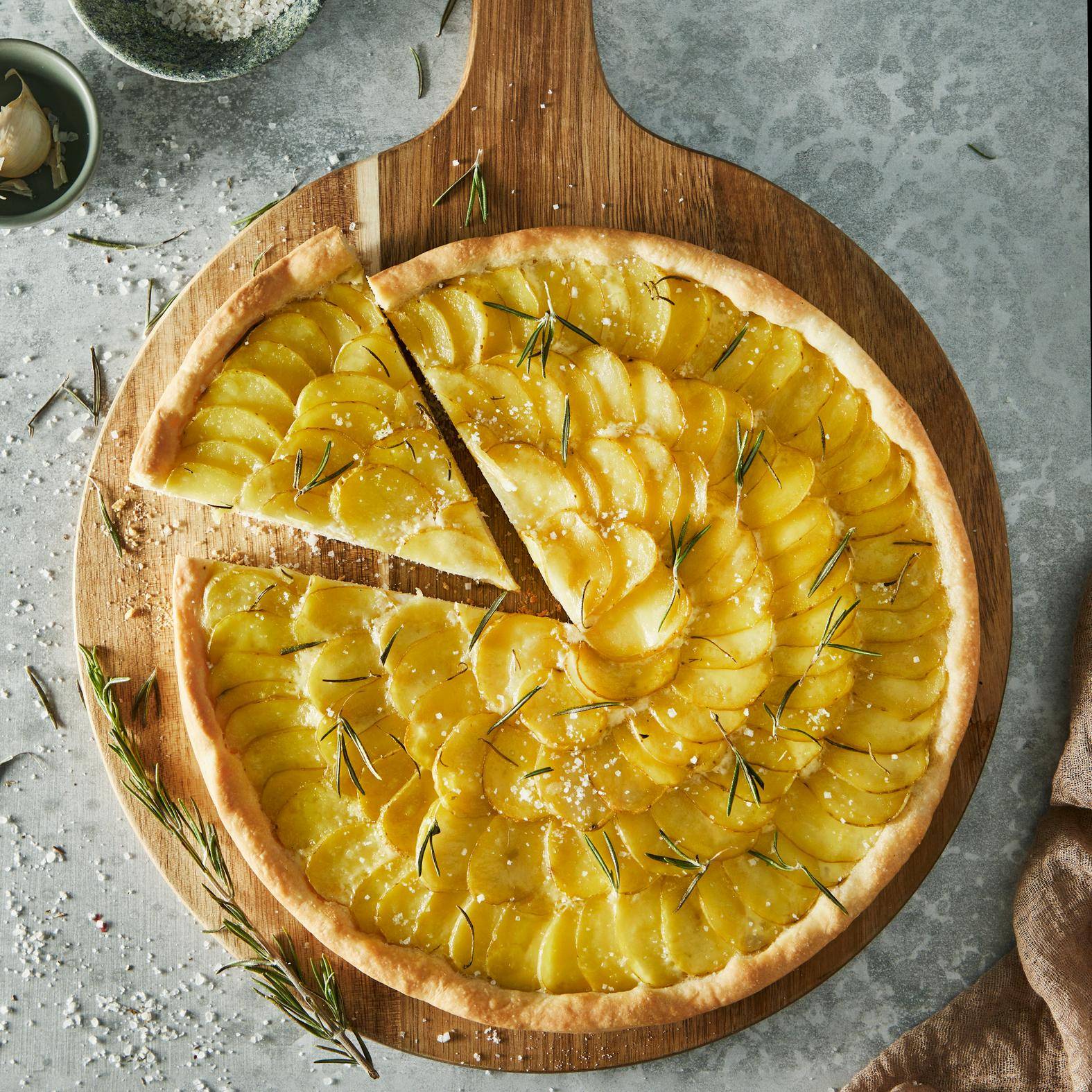 Pizza italienne aux pommes de terre - Recette Easy Fry XL Surface | Moulinex