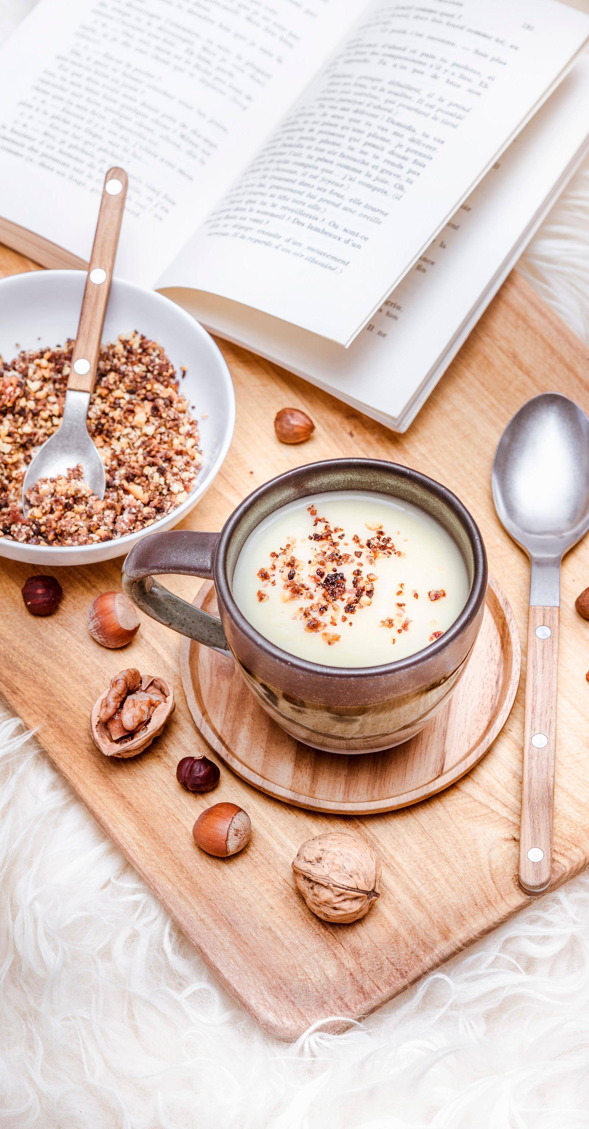 Velouté de panais, chapelure de noix au bacon - Recette Companion | Moulinex