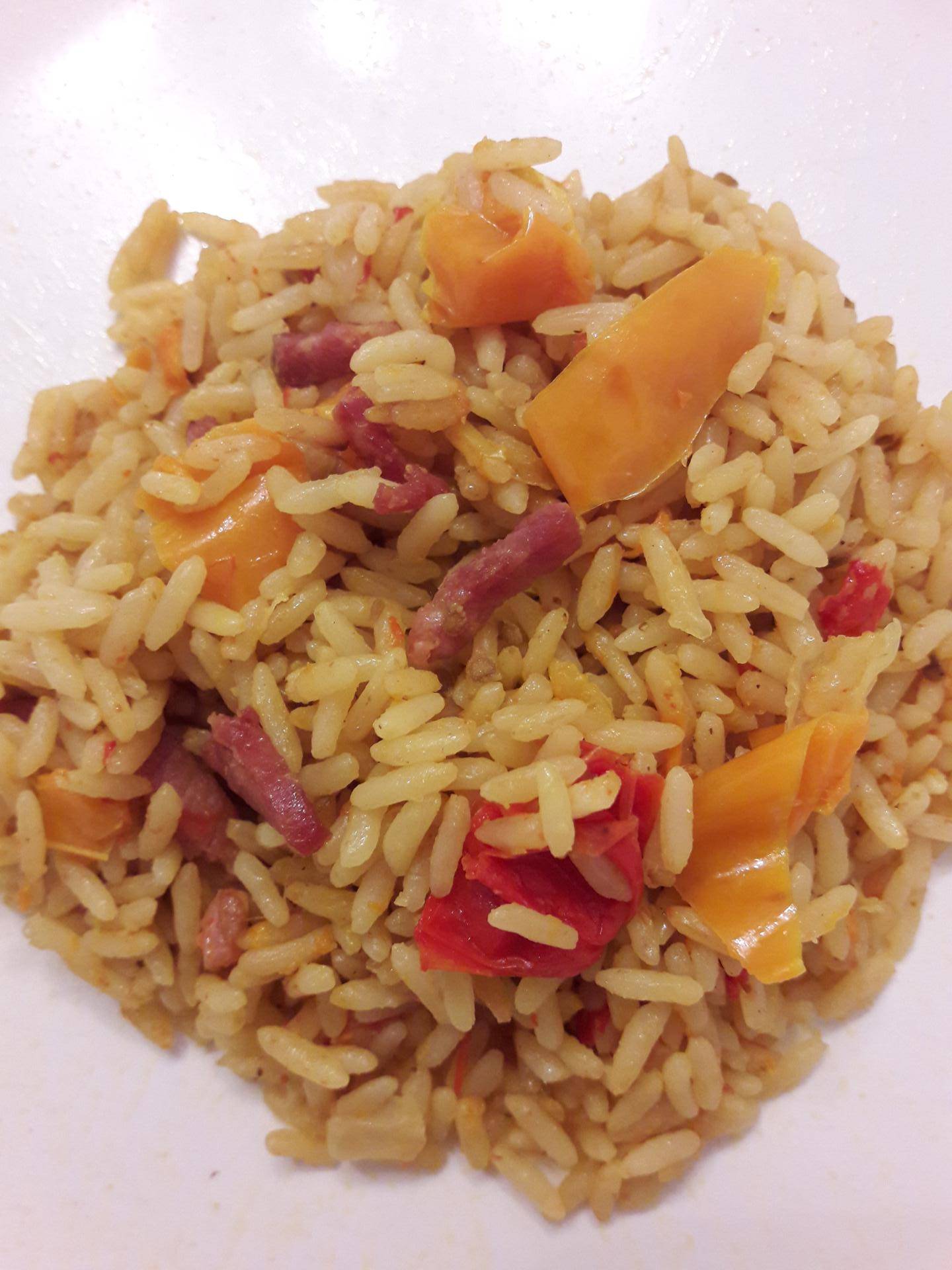 Riz et ses petits poivrons au curry - Recepten Cookeo | Moulinex