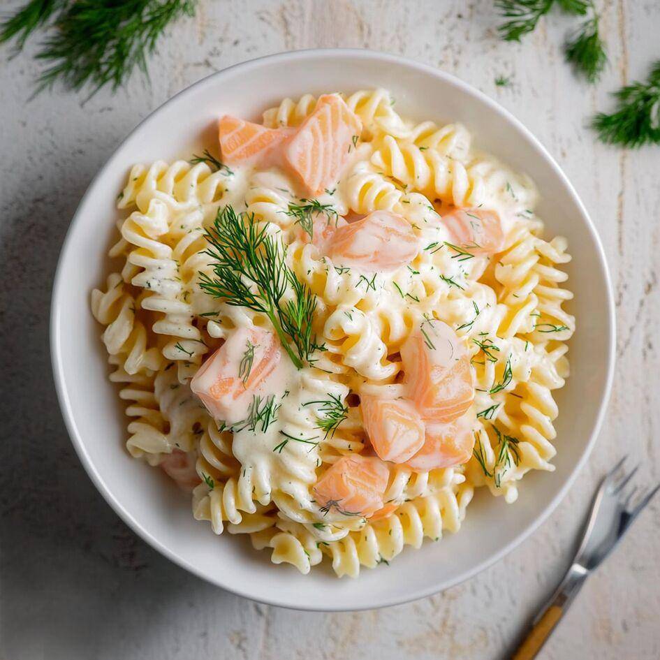 Fusilli au saumon - Recette Cookeo | Moulinex