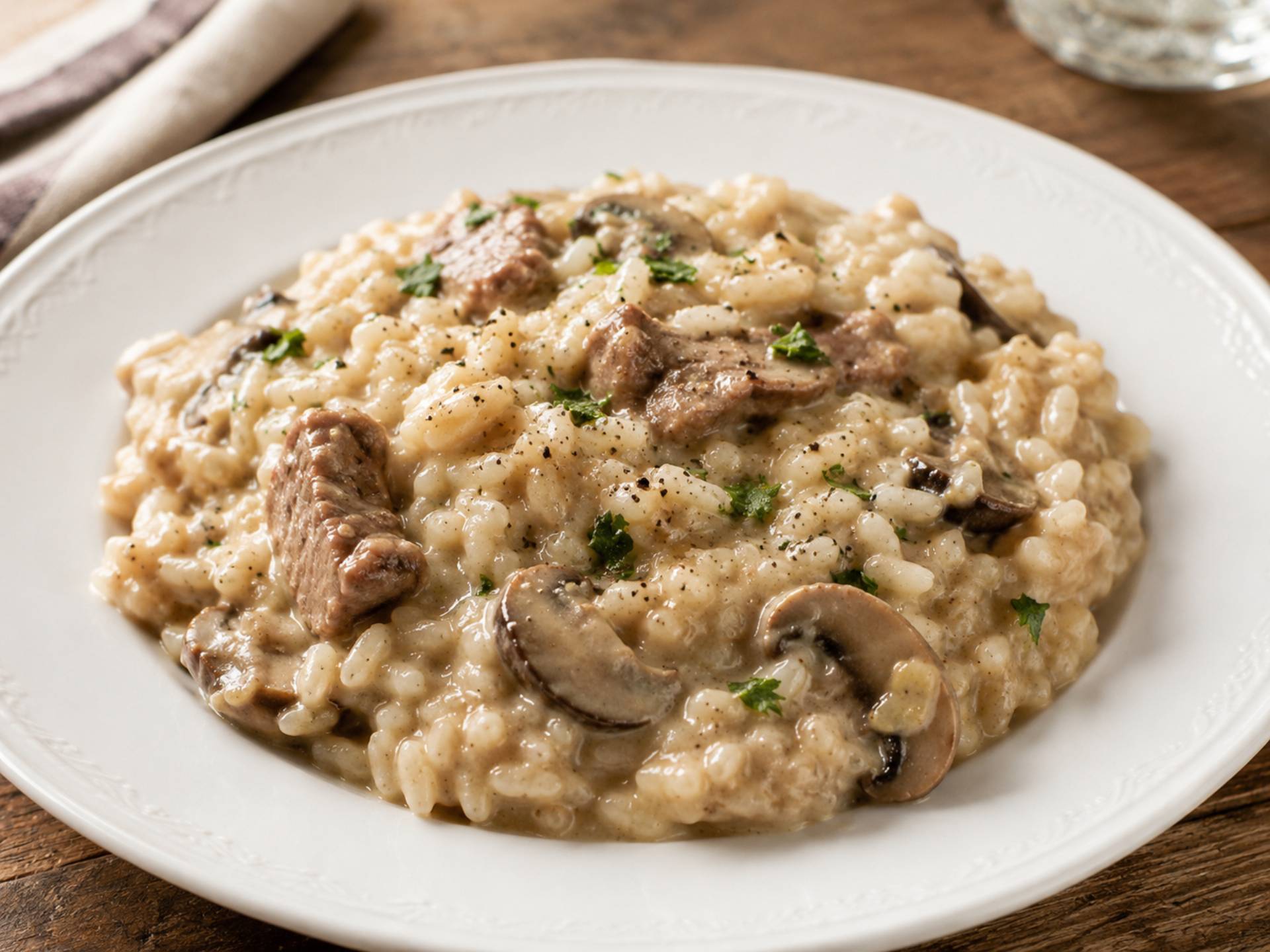 Riz crémeux de veau aux champignon - Recette Cookeo 10in1 | Moulinex