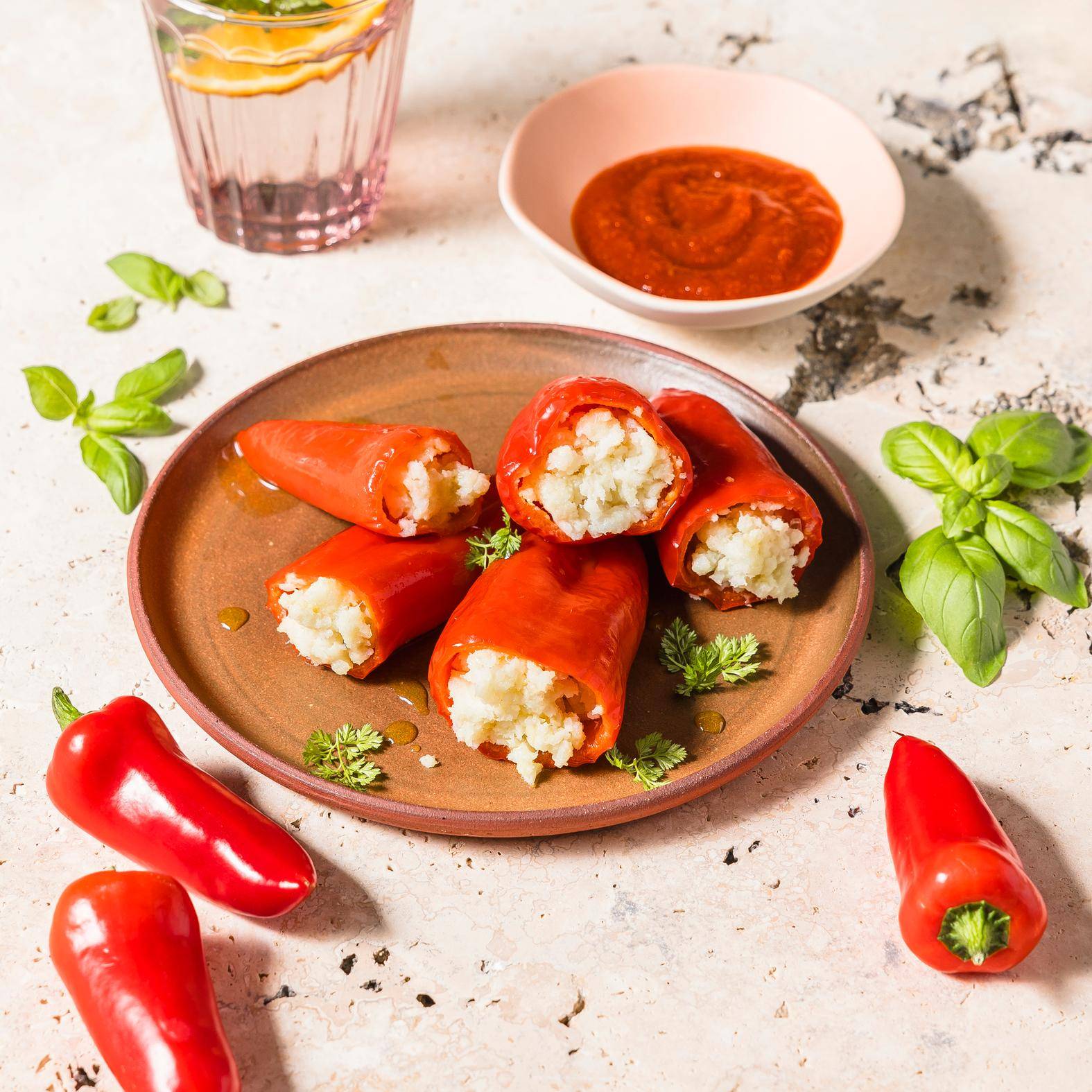 Poivrons farcis à la morue - Recepten Cookeo | Moulinex