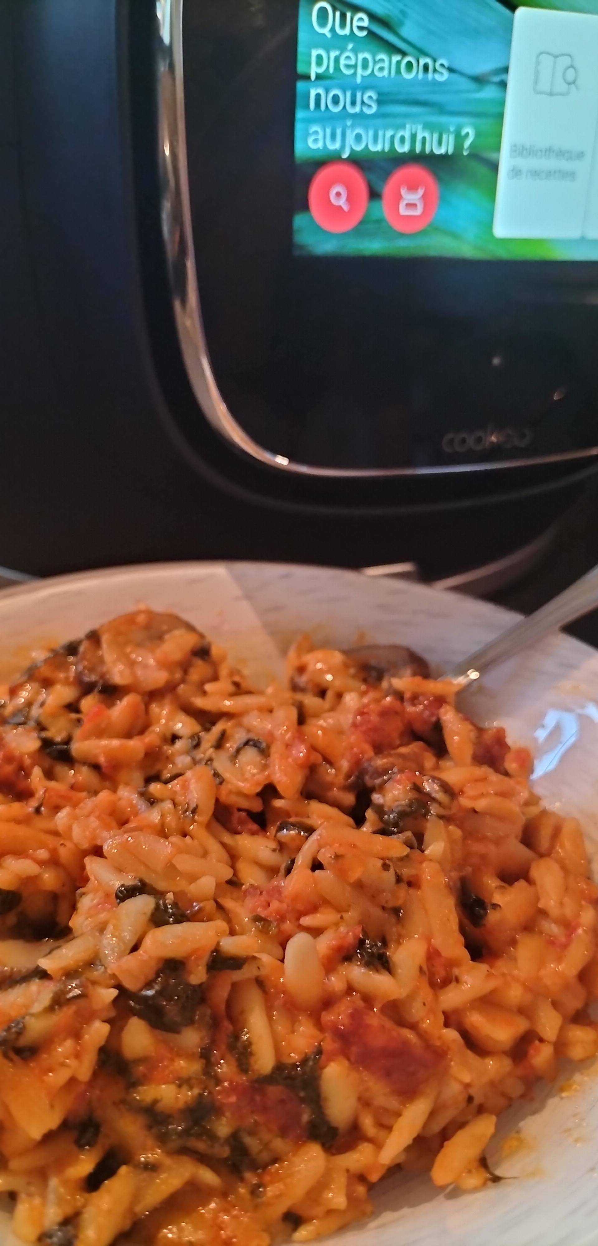 Orzo au chorizo - Recepten Cookeo V3 | Moulinex