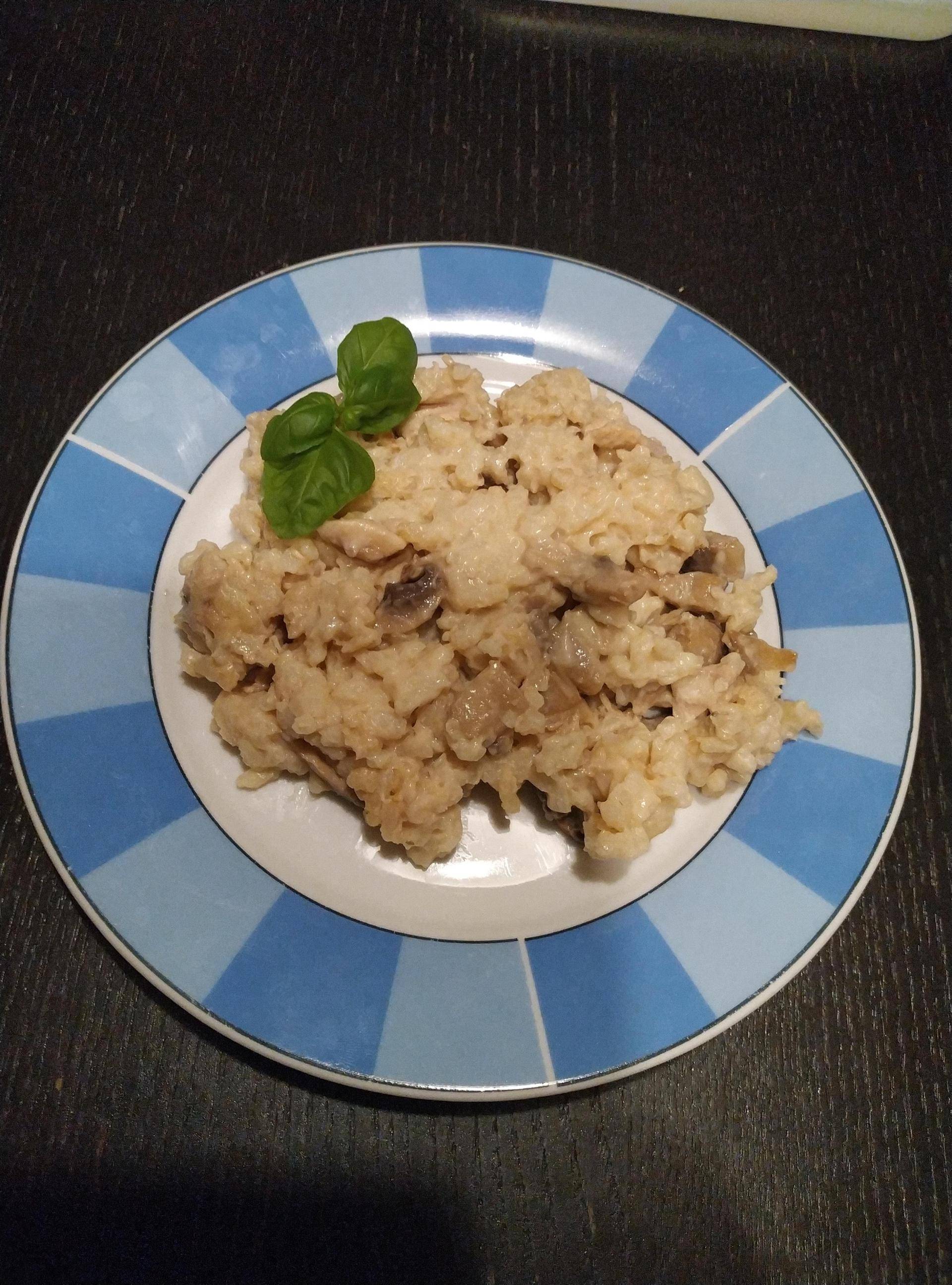 Risotto champignons poulet - Recette Cookeo | Moulinex