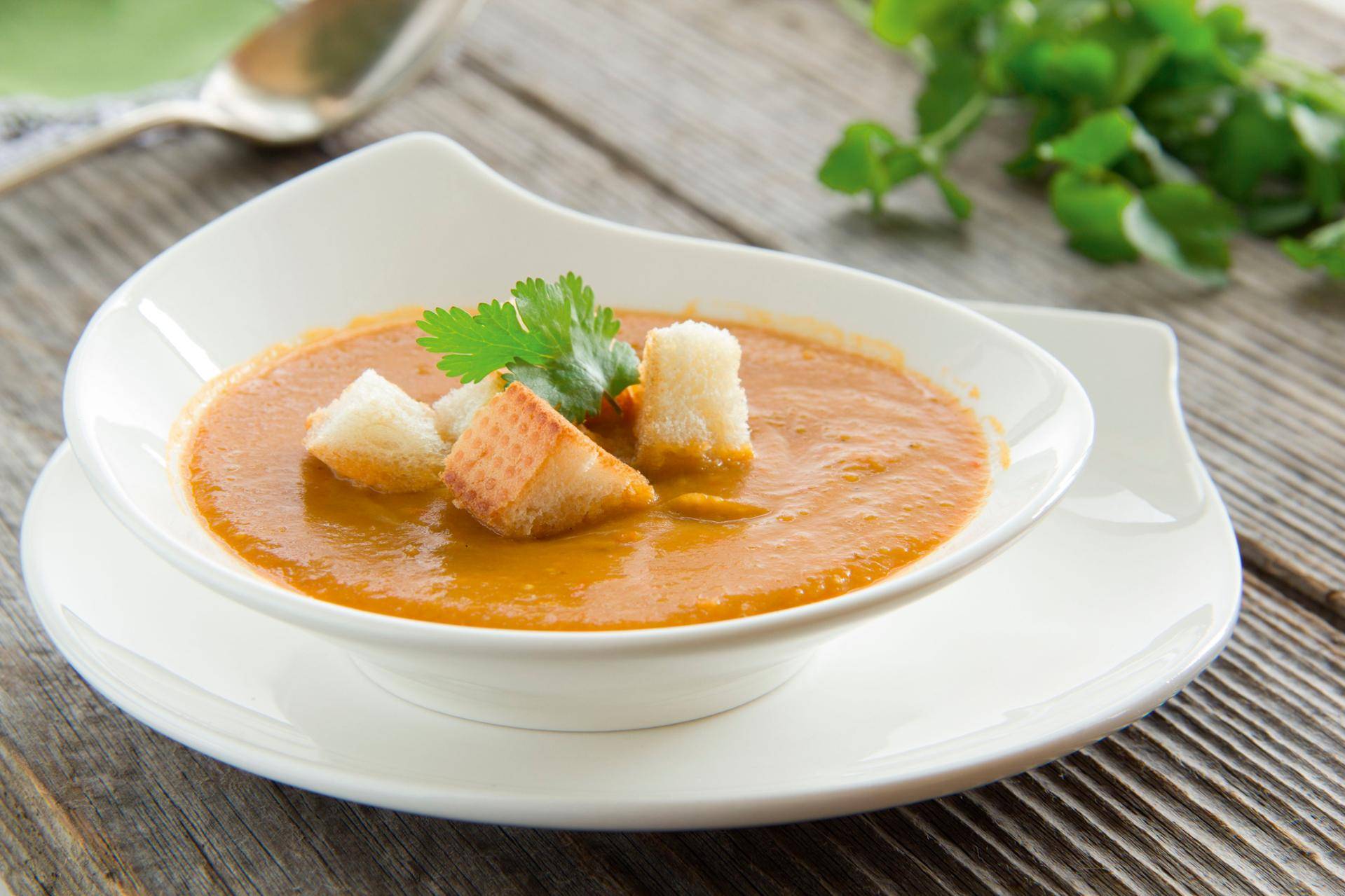 Soupe aux lentilles rouges - Recepten Companion Connect | Moulinex