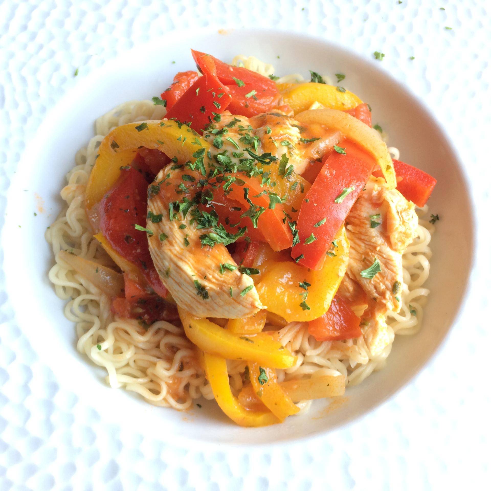 Poulet Basquaise Weight-Watchers - Recepten Cookeo | Moulinex