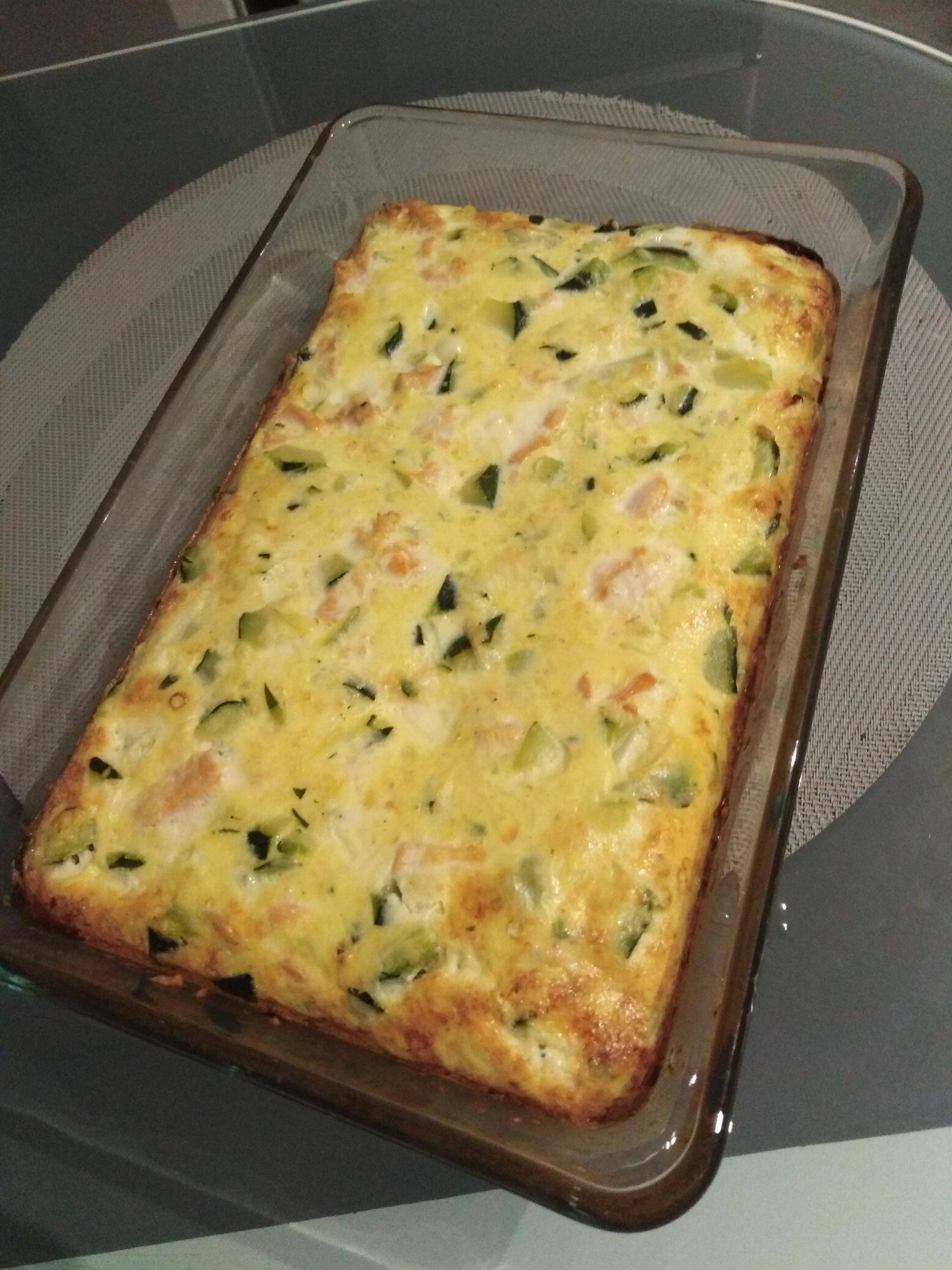Clafoutis saumon courgettes - Recepten Companion XL | Moulinex