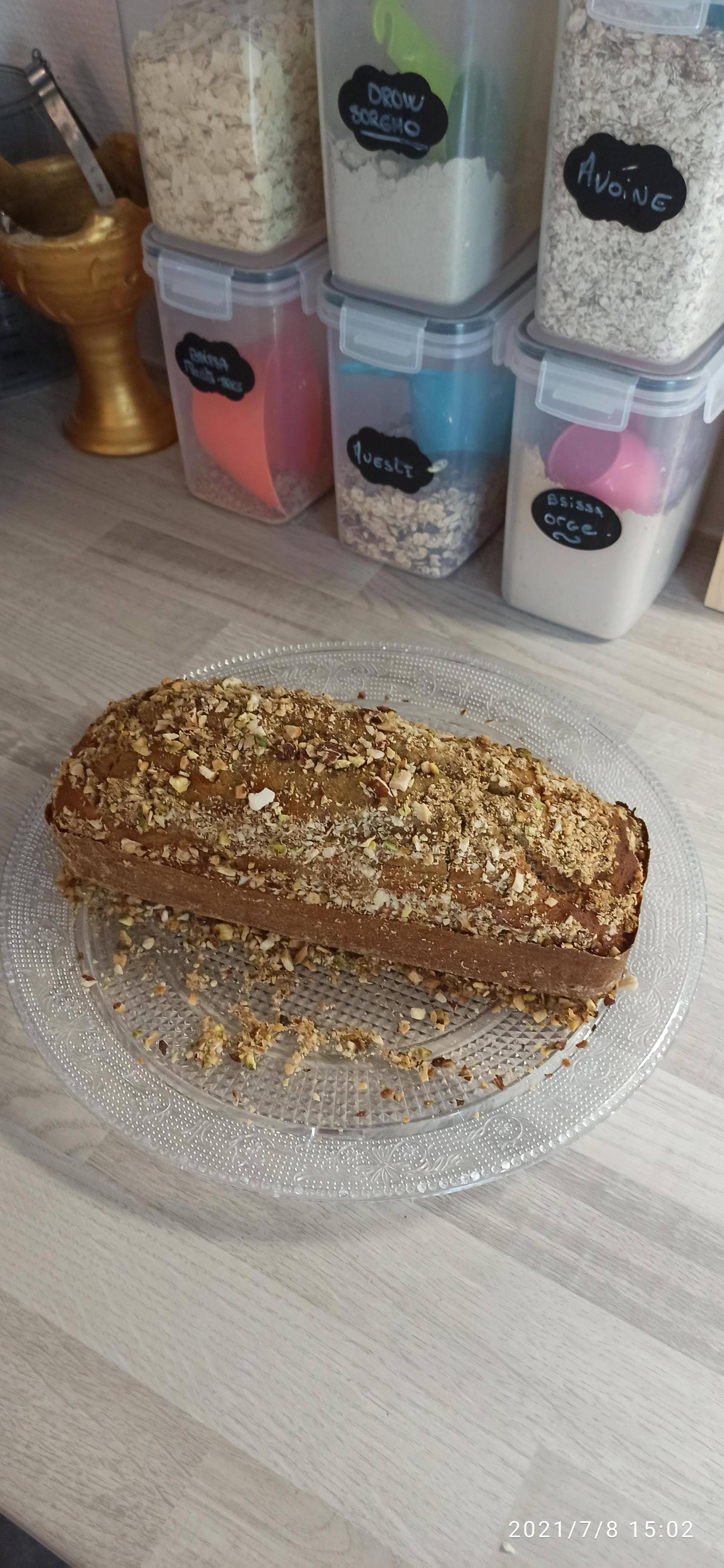 Gâteau de Sorgho et fruits secs concassés - Recepten Companion Connect XL | Moulinex