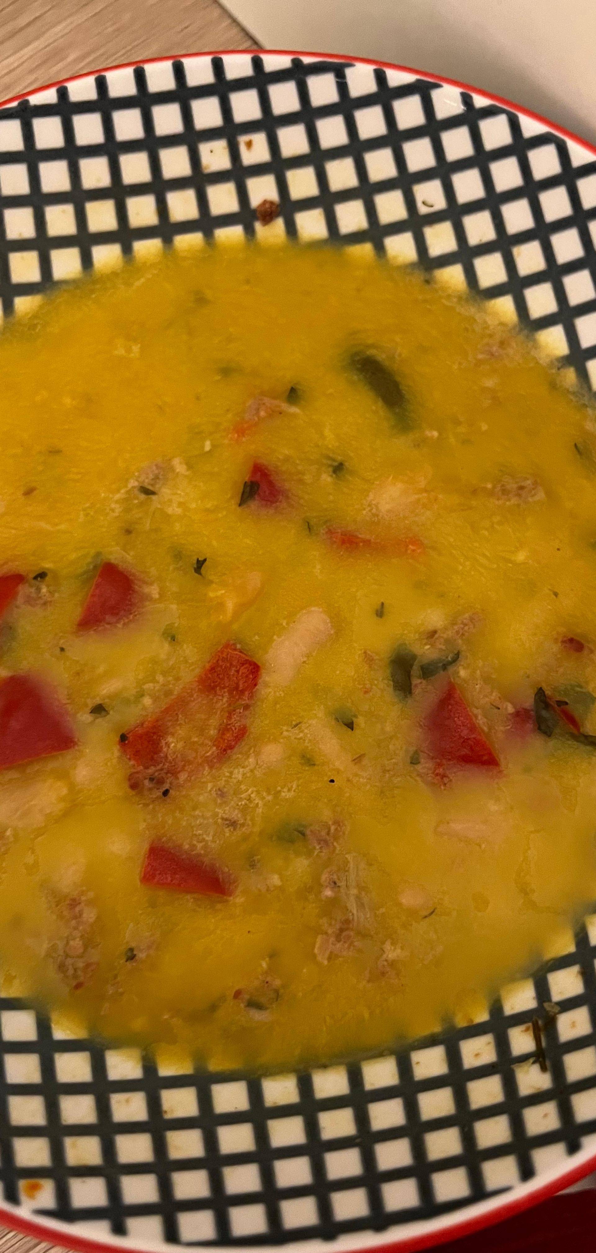 Soupe flageolets poivron - Recette Cookeo | Moulinex