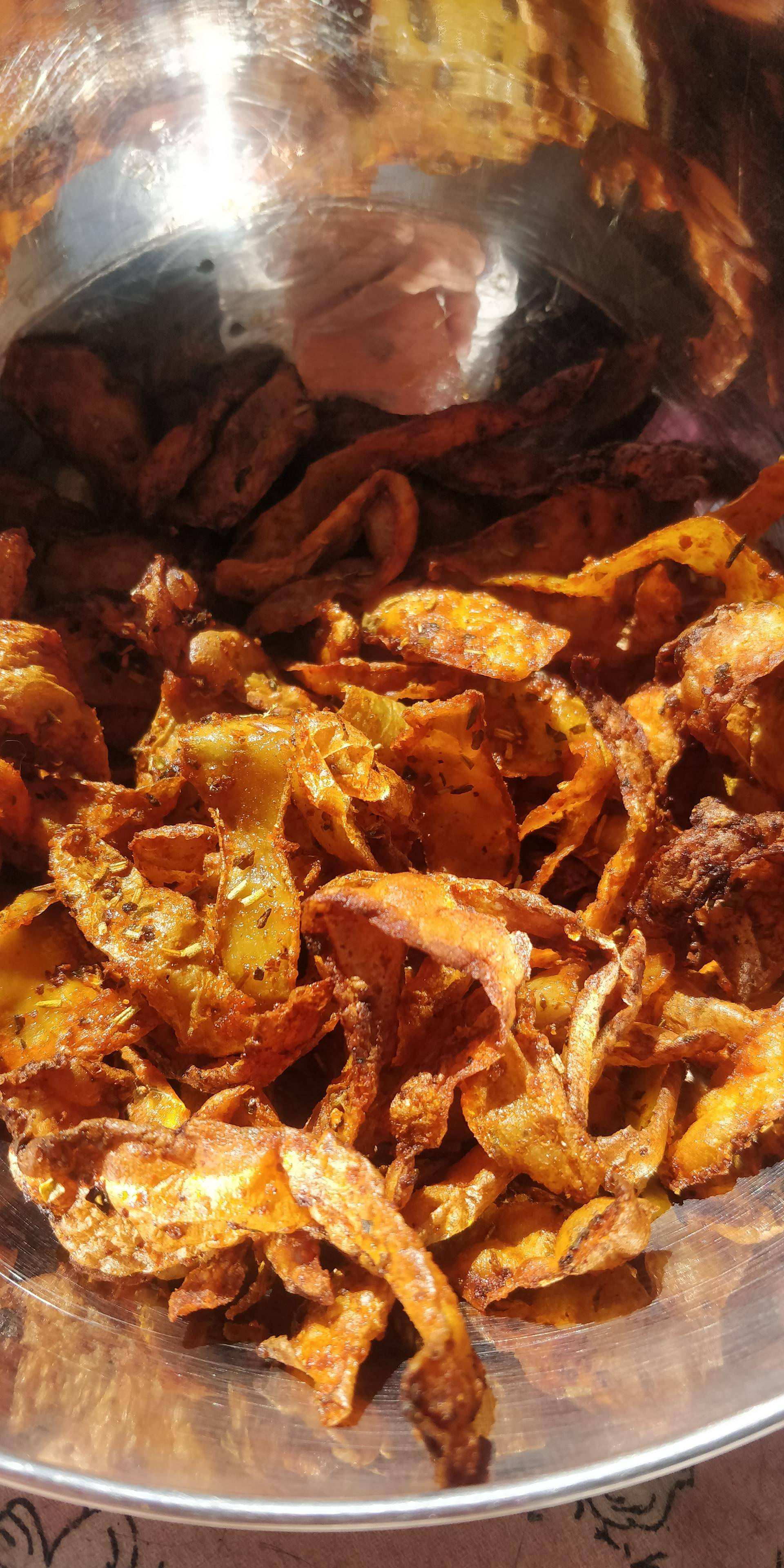 Chips de pelure de pomme de terre avec l'extra crisp ) - Recepten Cookeo V3 | Moulinex