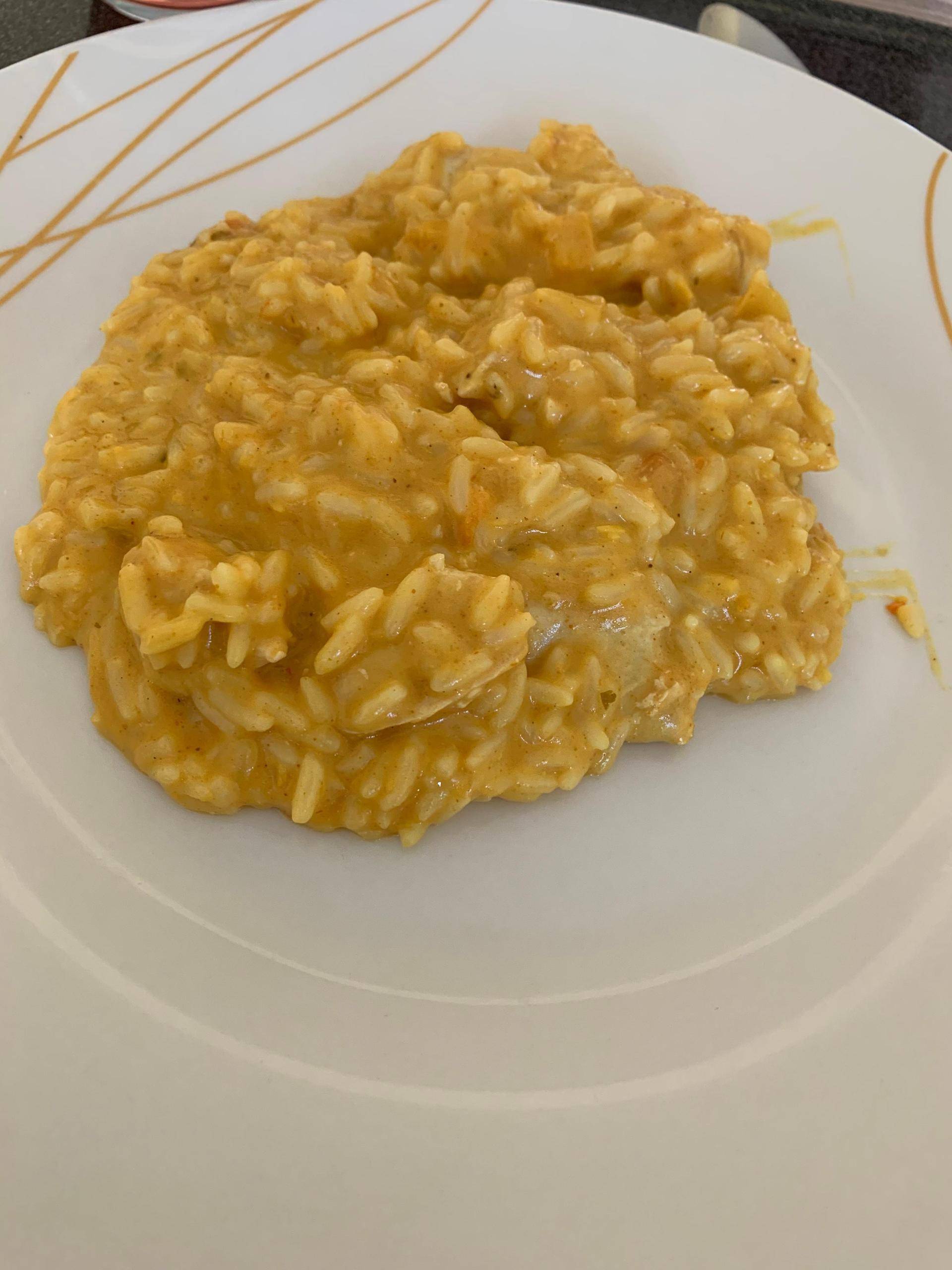 Poulet et Riz sauce curry coco et creme fraîche - Recepten Cookeo | Moulinex