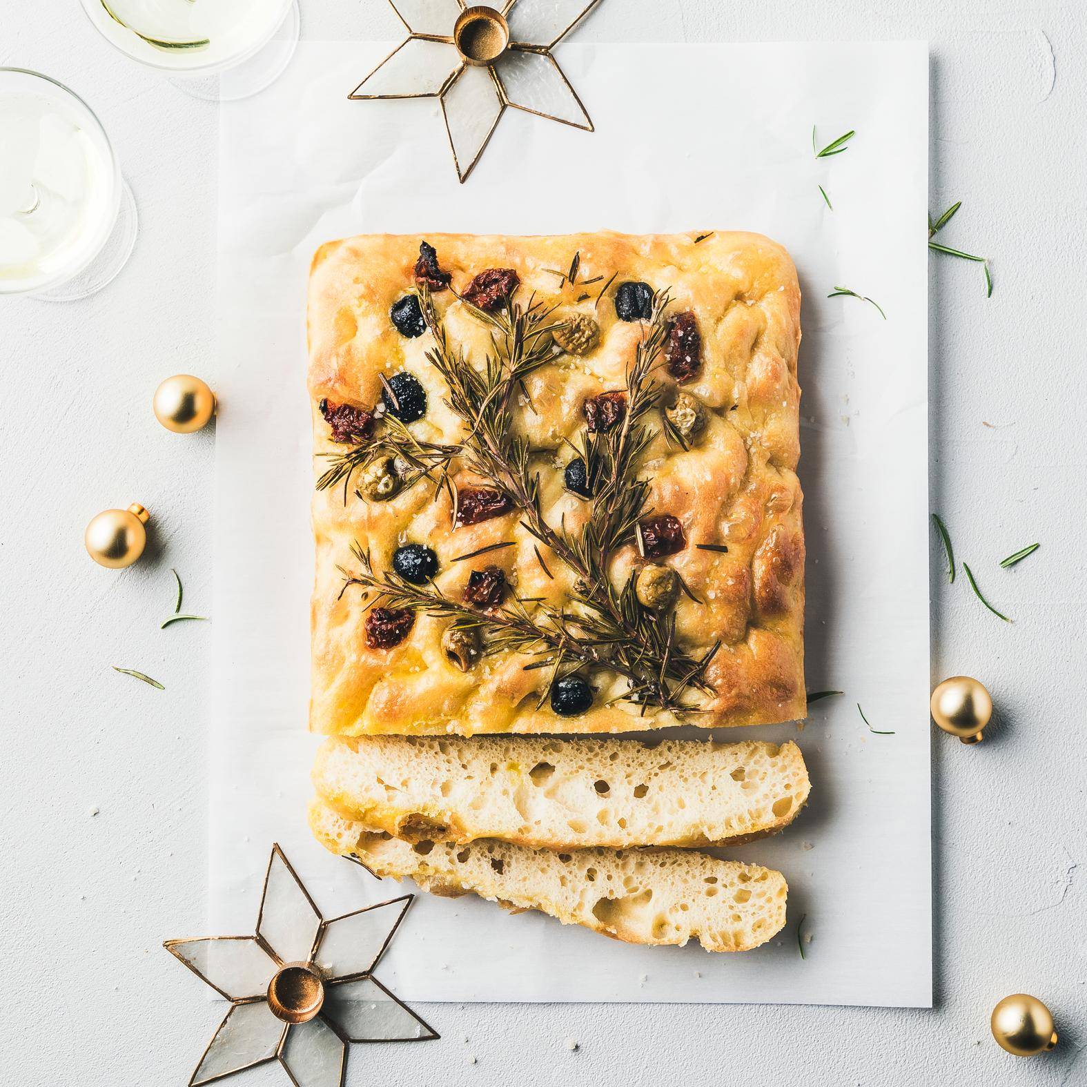 Focaccia de Noël - Recepten Kitchen Machines Touch/Touch + | Moulinex
