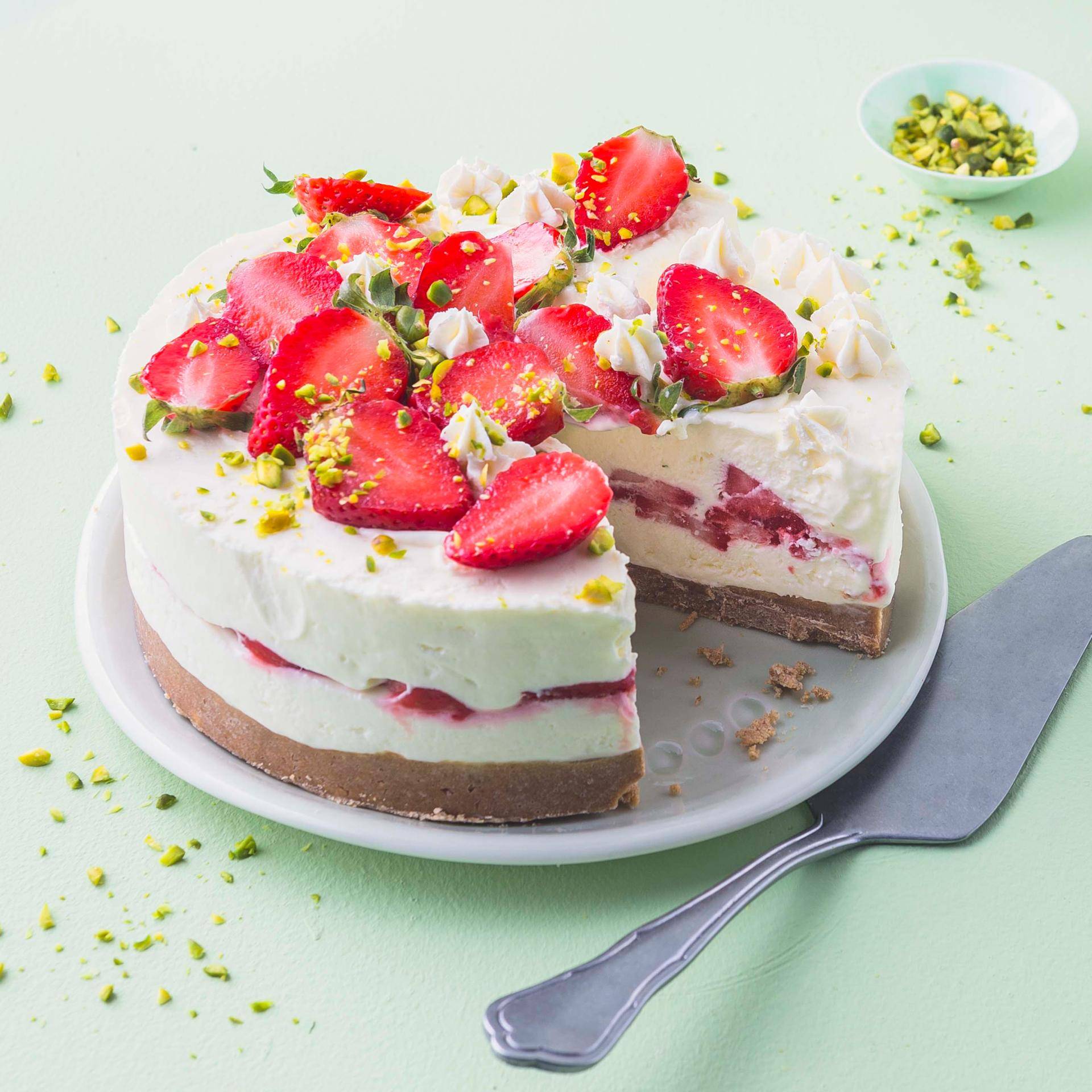 Cheesecake à la fraise - Recette Companion | Moulinex