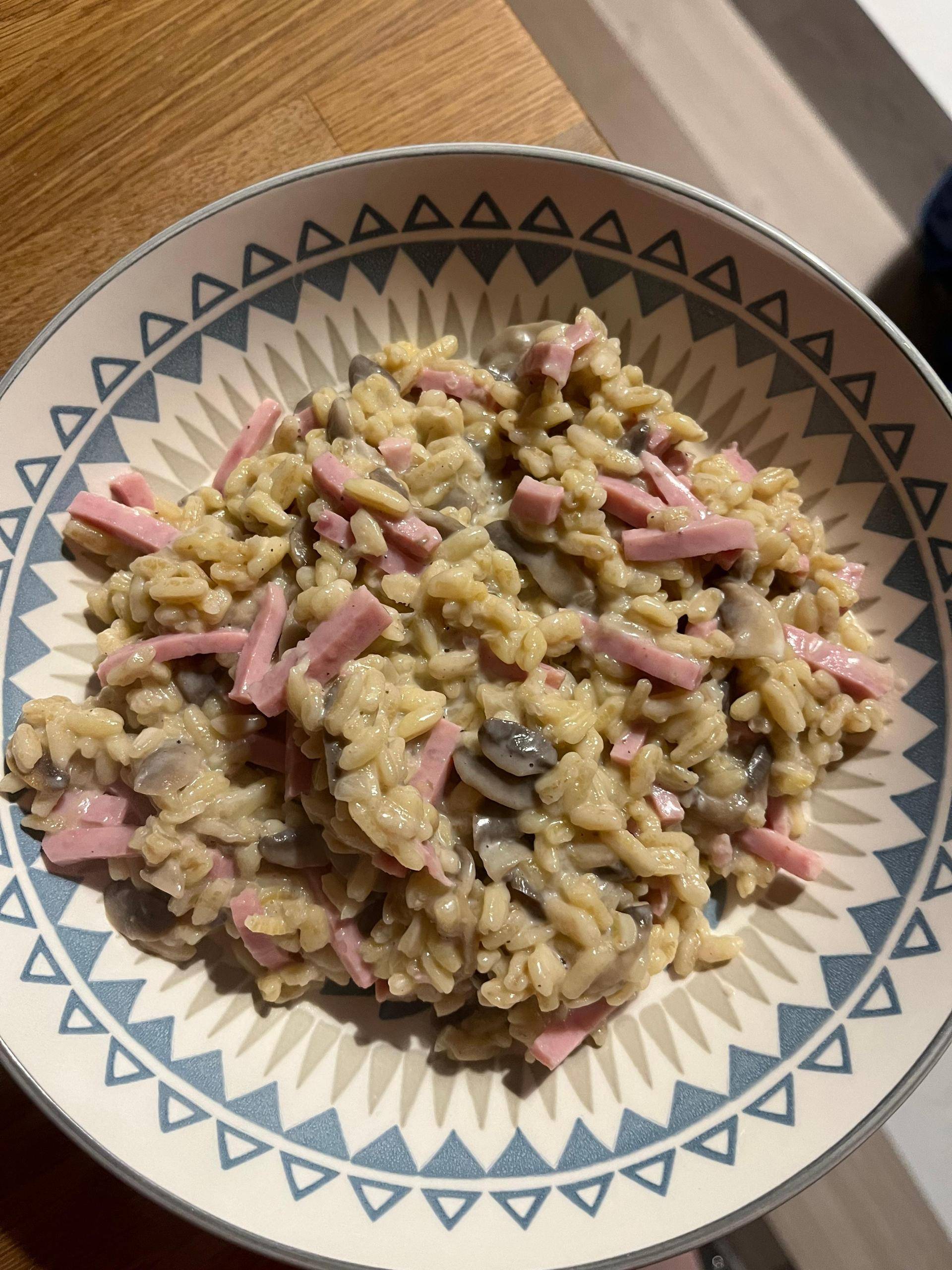 Blé aux champignon & jambon - Recepten Cookeo | Moulinex