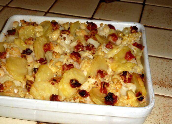 Gratin de choux fleurs, pomme de terre et chorizo - Recepten Cookeo V3 | Moulinex