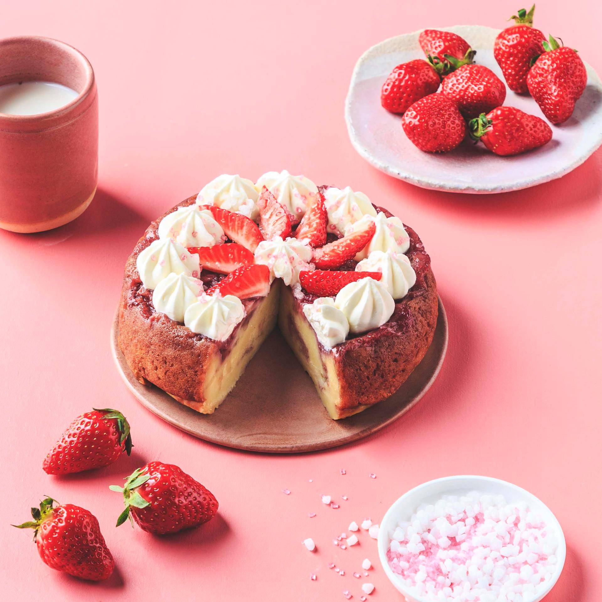 Cake renversé aux fraises - Recette Cookeo | Moulinex