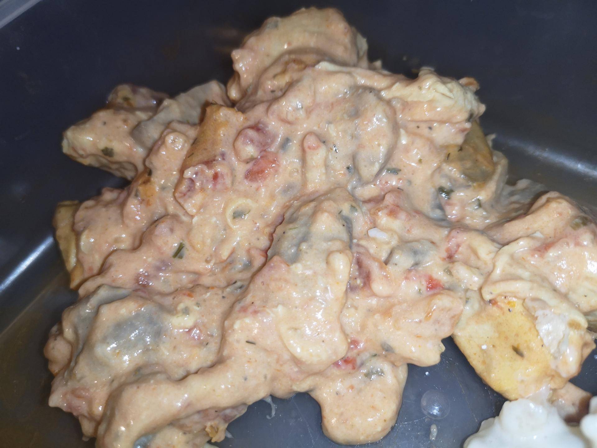 Poulet crème fraîche, curry et concassé de tomate - Recepten Cookeo V3 | Moulinex