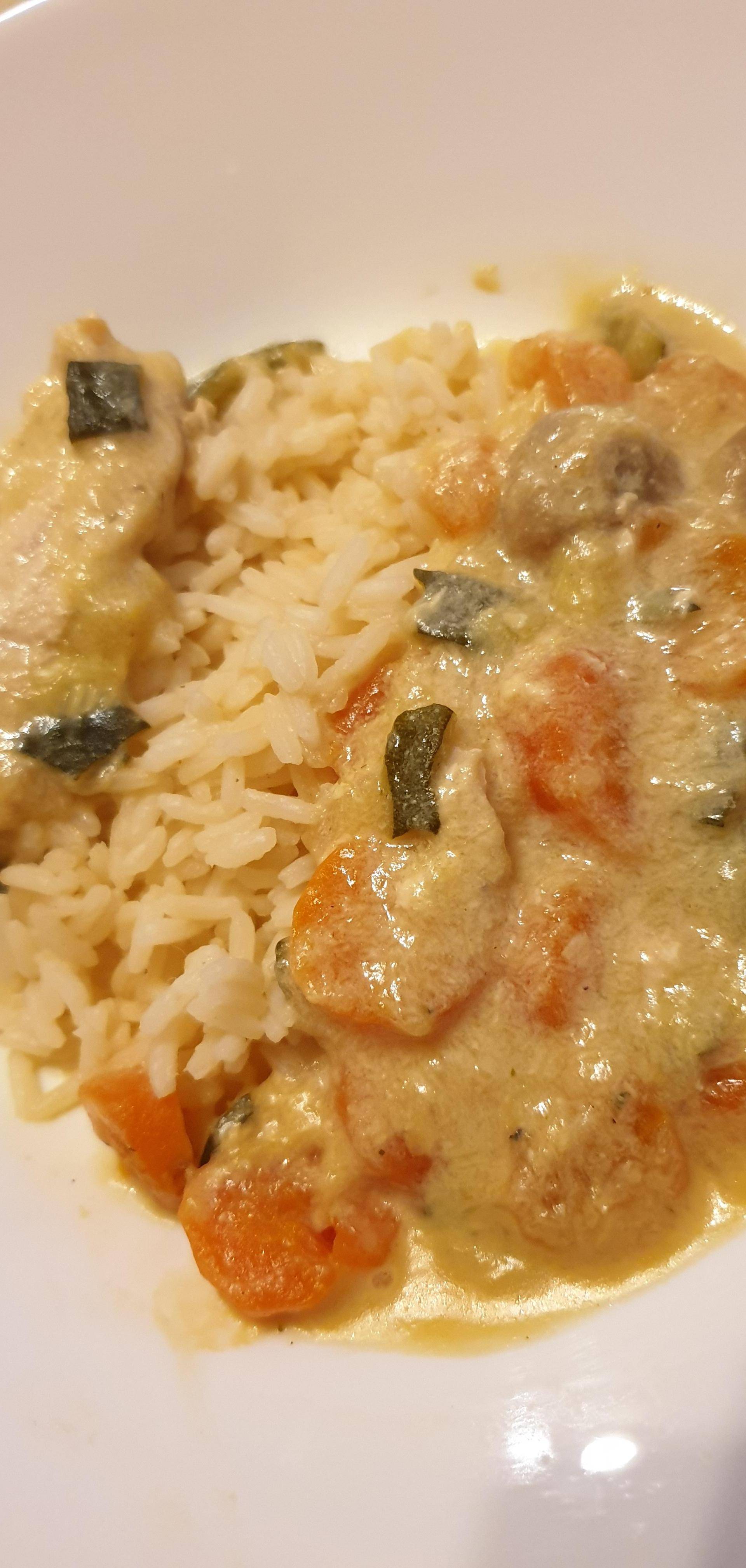FILETS DE POULETS, LÉGUMES au FROMAGE FRAIS (st morêt) - Recette Cookeo | Moulinex