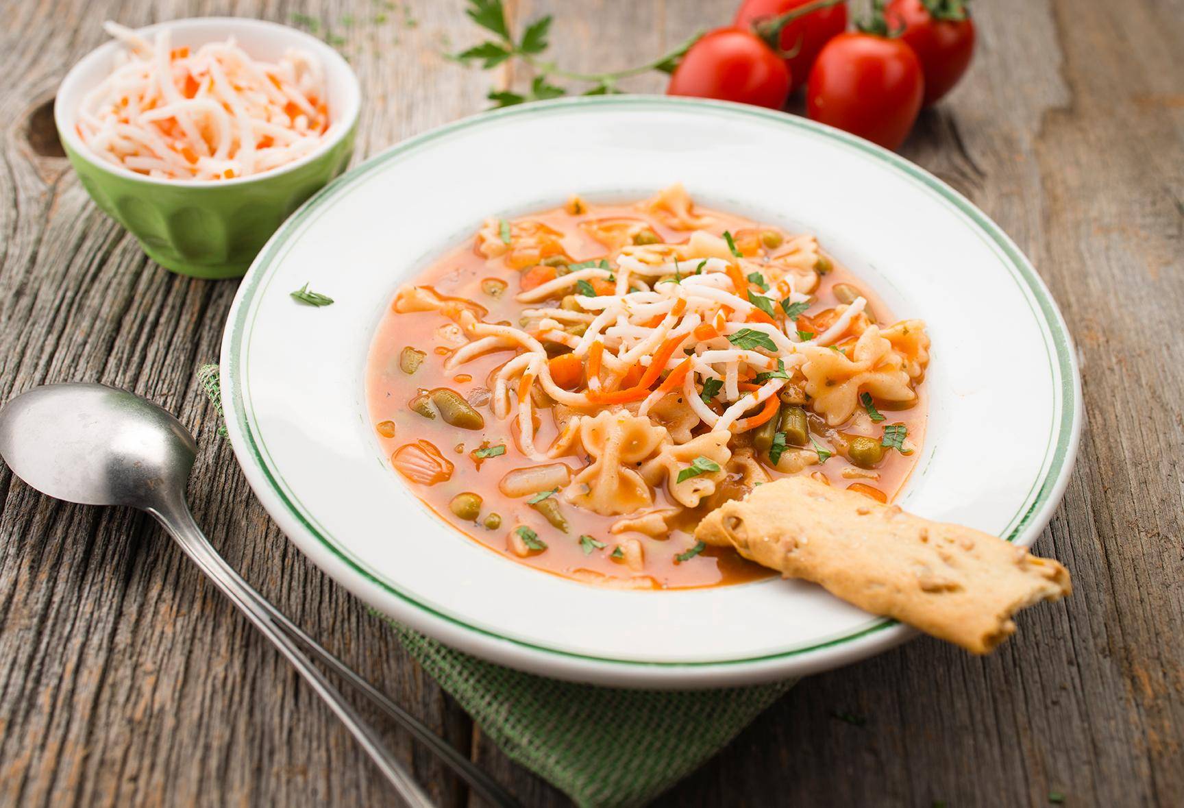 Minestrone express au crabe - Recepten Cookeo | Moulinex
