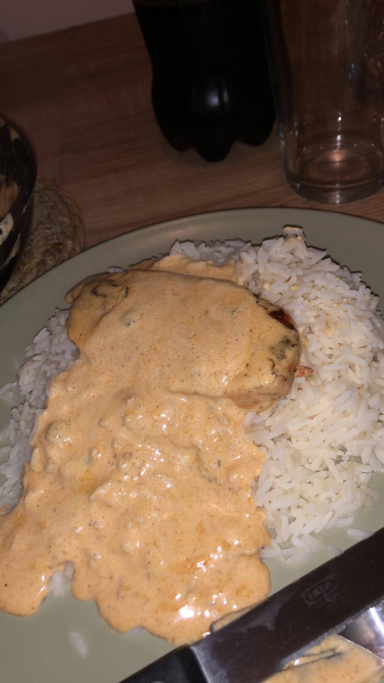 Riz au poulet et sa sauce - Recepten Cookeo V3 | Moulinex