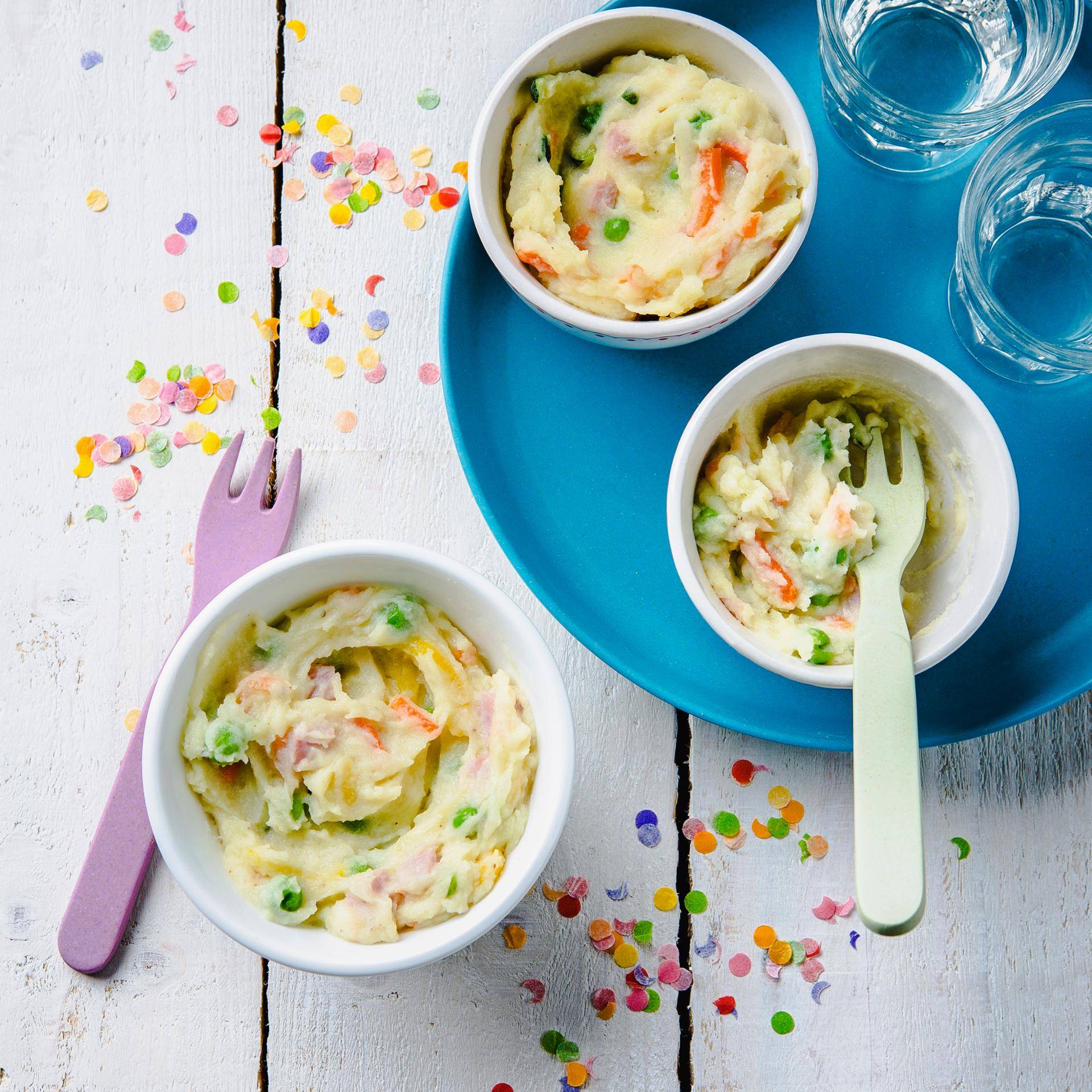 Purée confetti - Recette Cuiseur vapeur | Moulinex