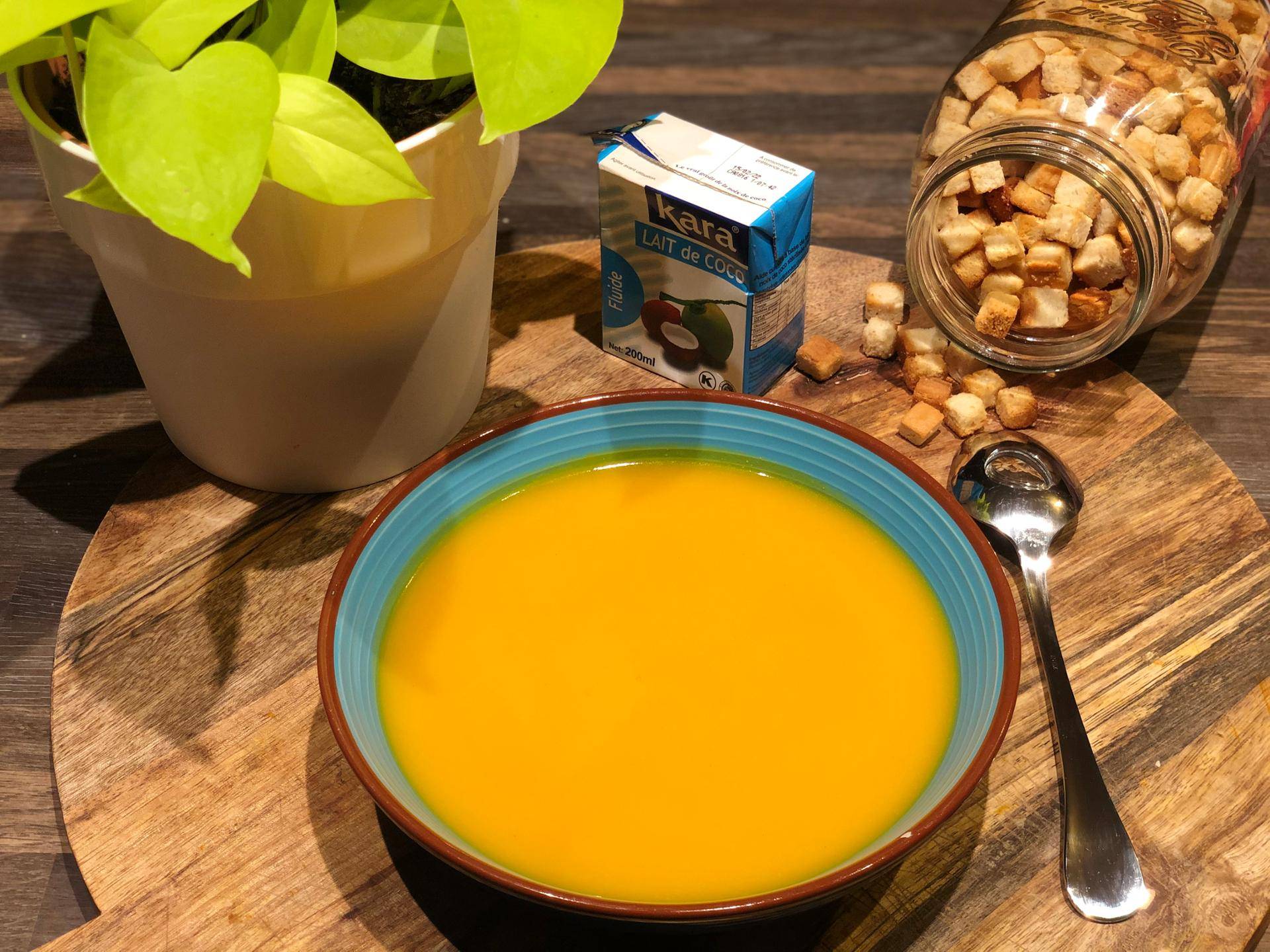 Soupe Potimarron et Coco - Recepten Companion Connect XL | Moulinex