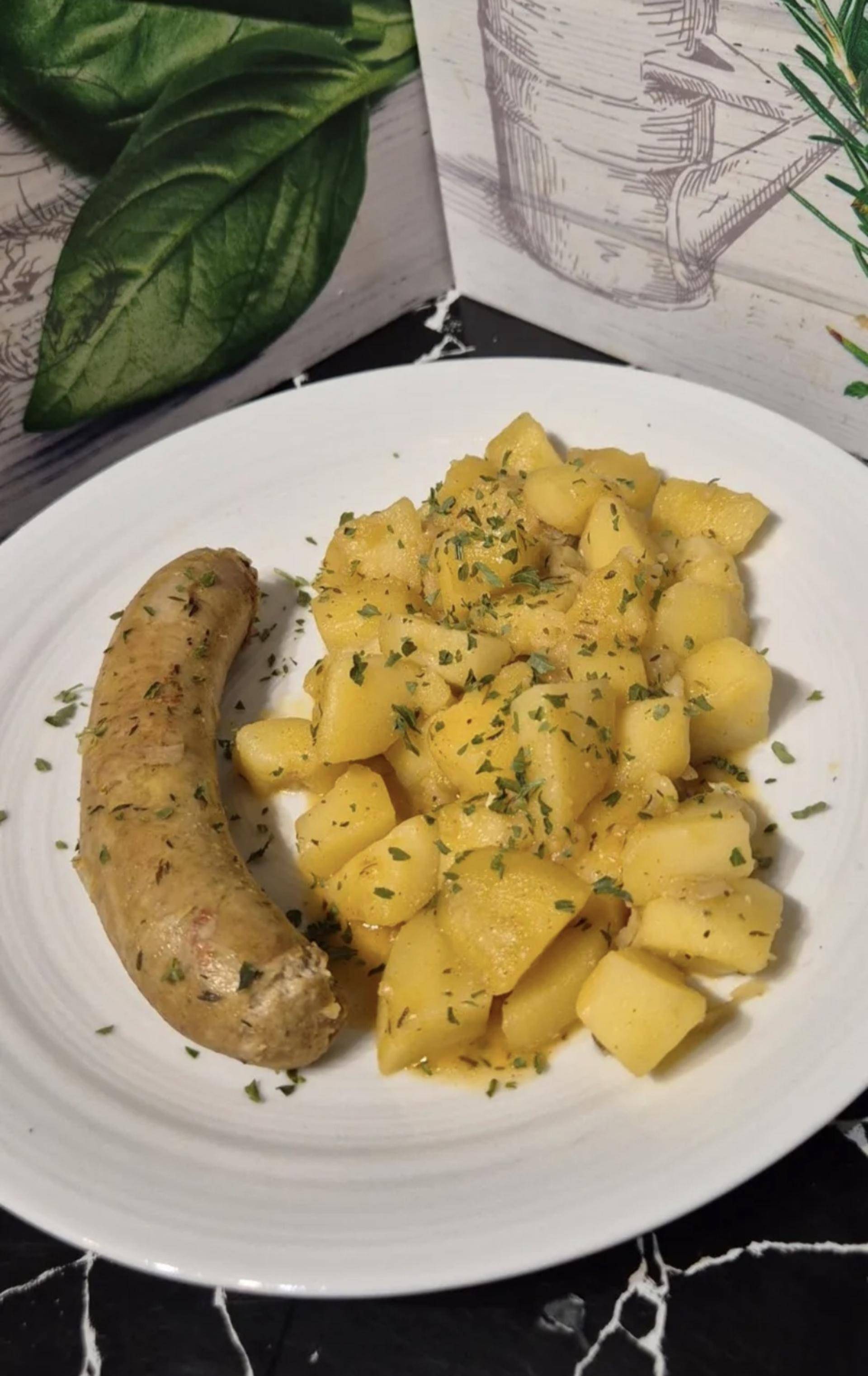 Pommes de terre fondantes et saucisses de Toulouse - Recette Cookeo Infinity Autostir | Moulinex