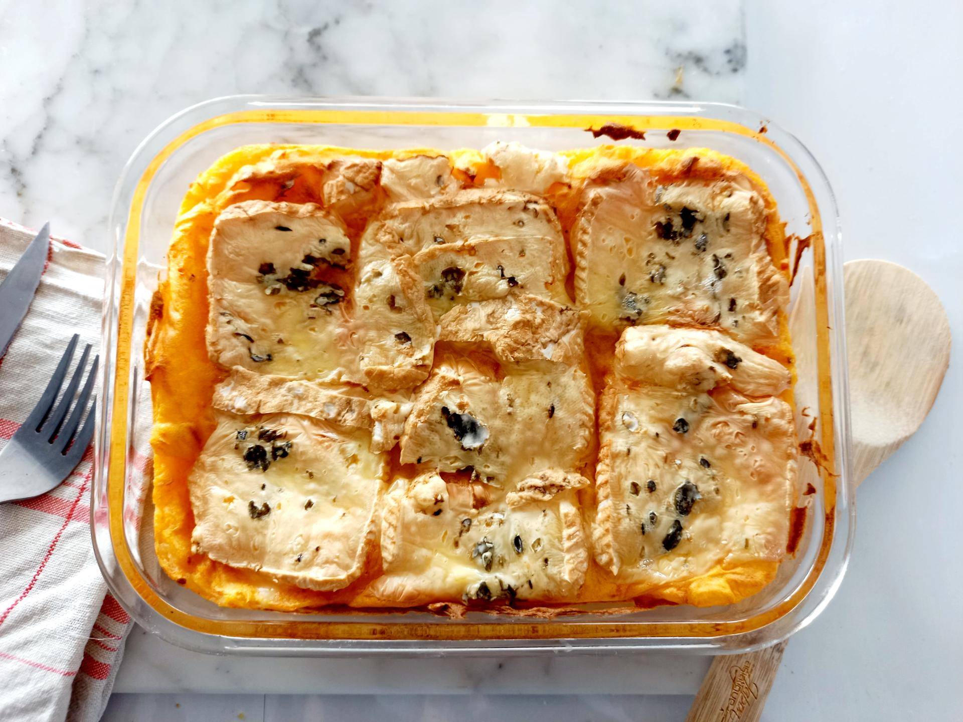 Purée grattinée au bleu d'Auvergne - Recepten Companion Connect | Moulinex
