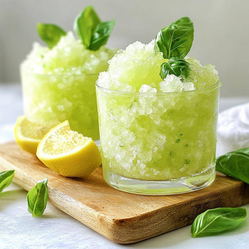 Granité au basilic et citron - Recepten Companion Connect | Moulinex