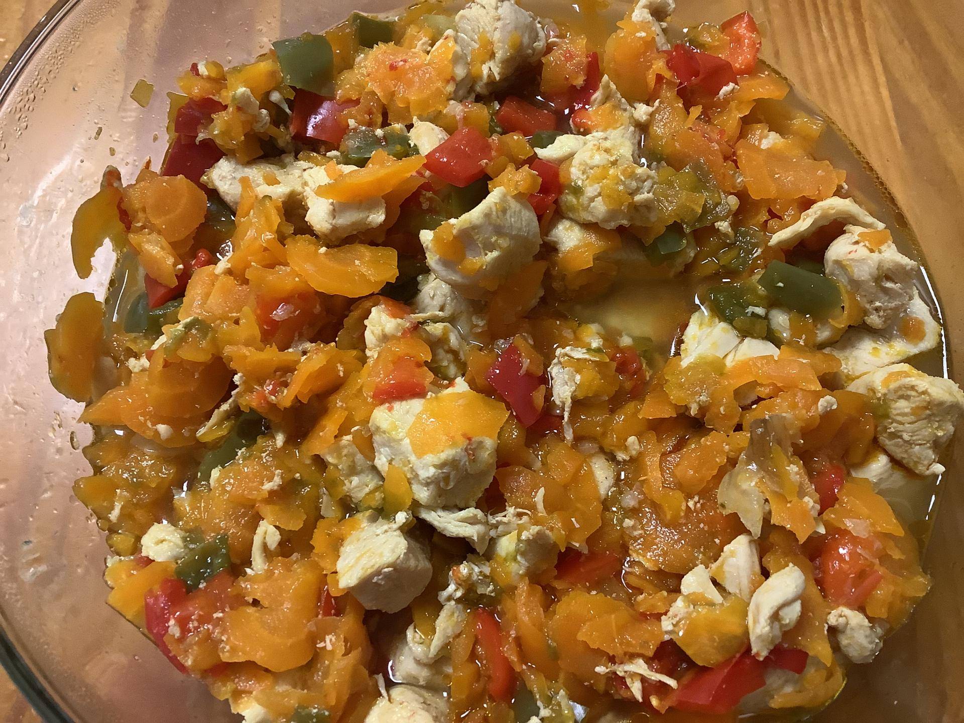 Poulet et ses légumes sucrés de Nannou - Recepten Cookeo | Moulinex