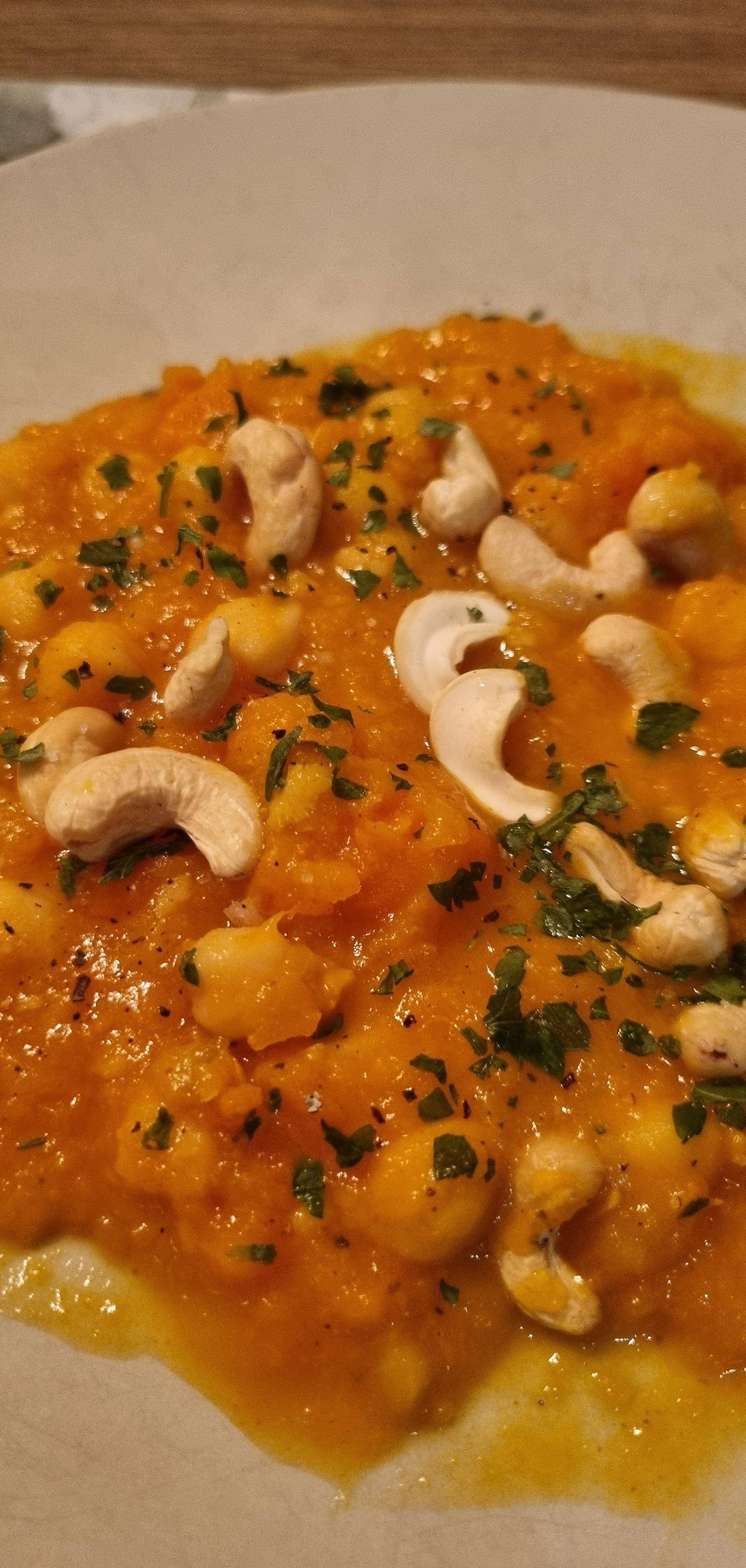 Curry de patates douces et pois chiches - Recette Companion XL | Moulinex