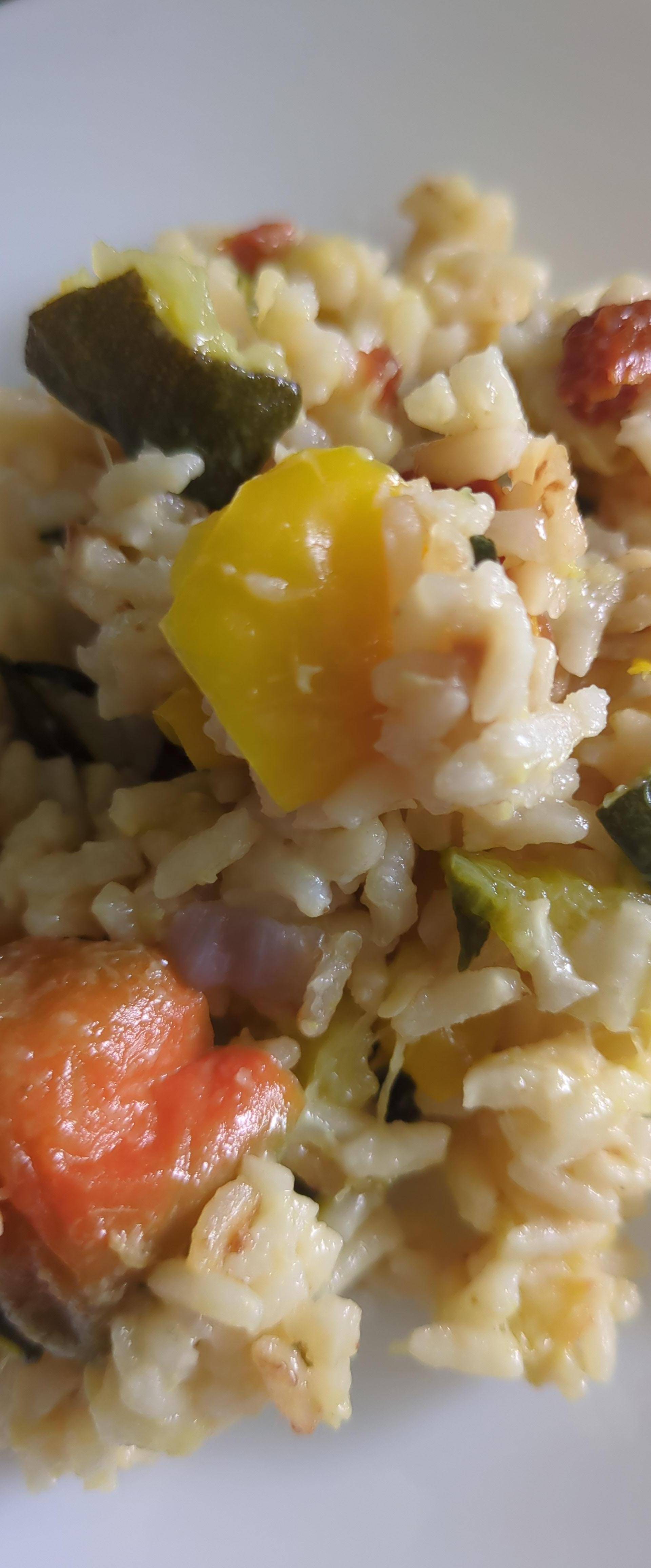 Risotto poivron courgette - Recette Cookeo | Moulinex