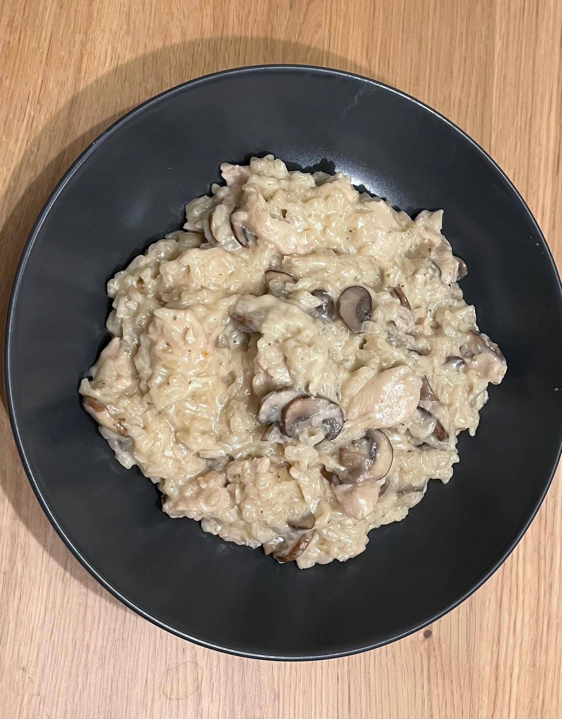 Risotto aux champignons et au poulet - Recette Companion Connect XL | Moulinex