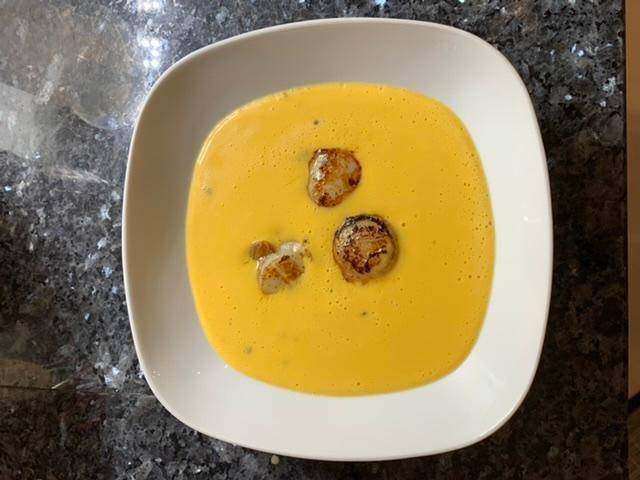 Crème de potiron et Saint-Jacques - Recepten Companion Connect XL | Moulinex