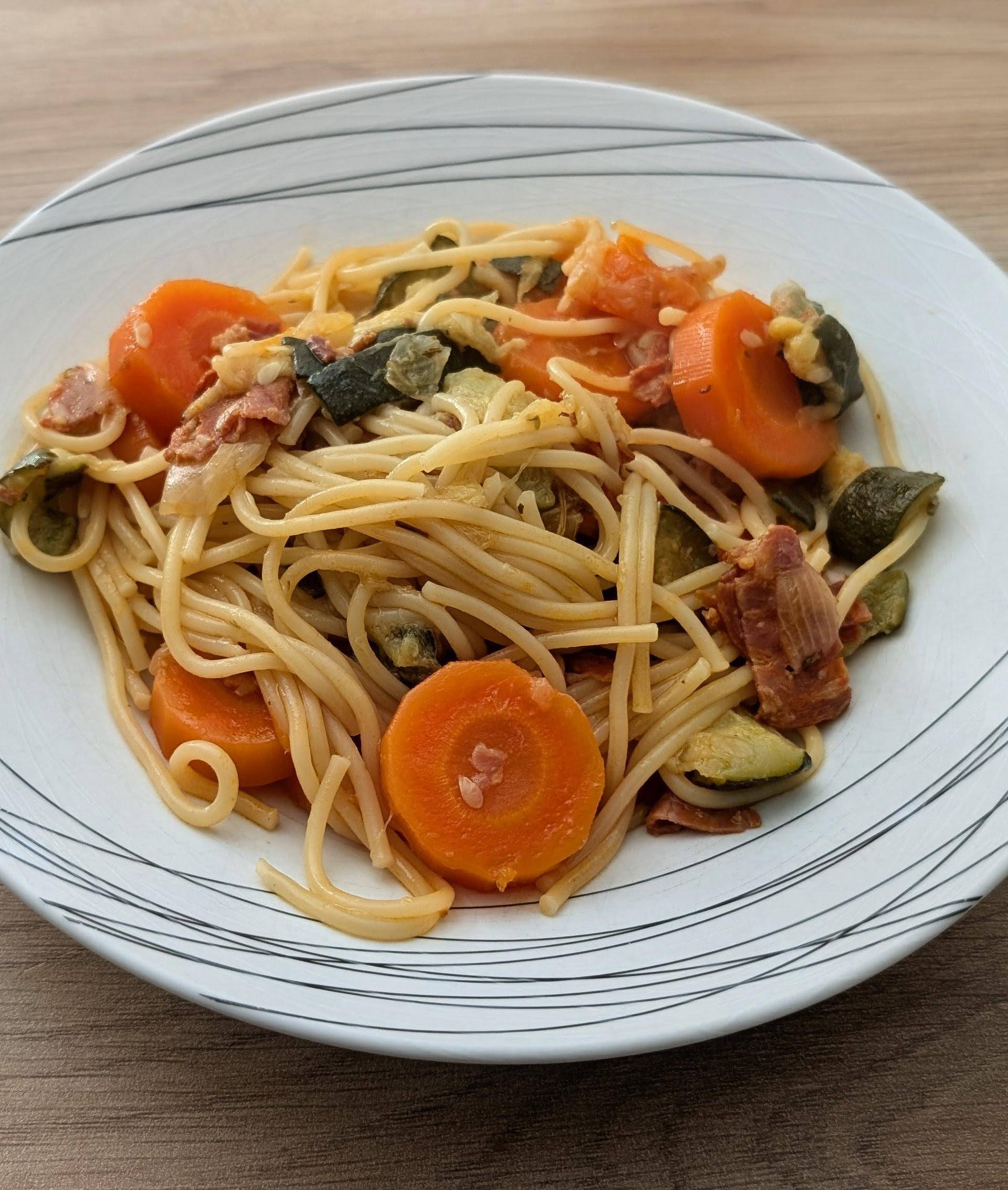 WW Spaghetti au chorizo - Recette Cookeo V3 | Moulinex