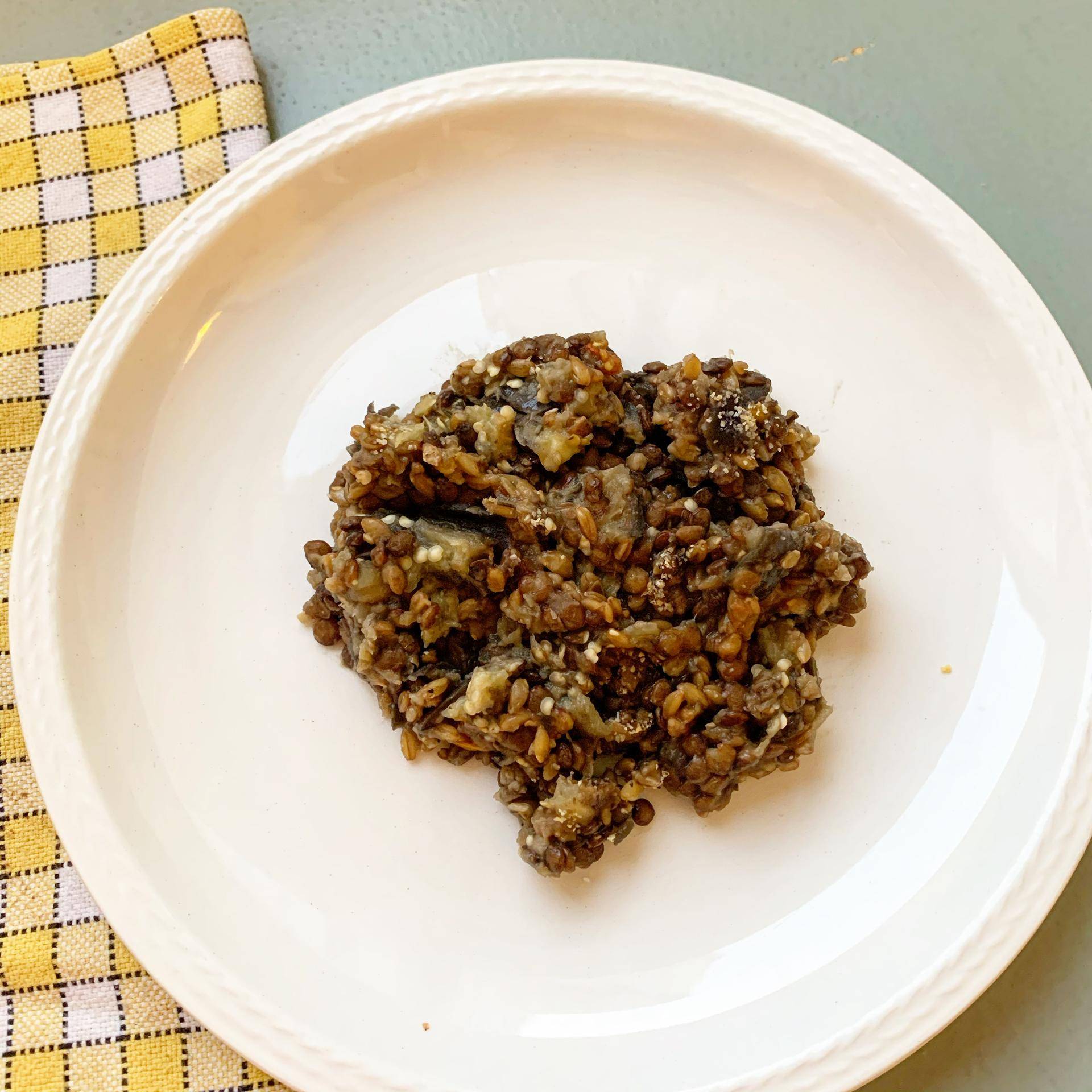 Lentilles et petit épeautre aux aubergines - Recepten Cookeo | Moulinex