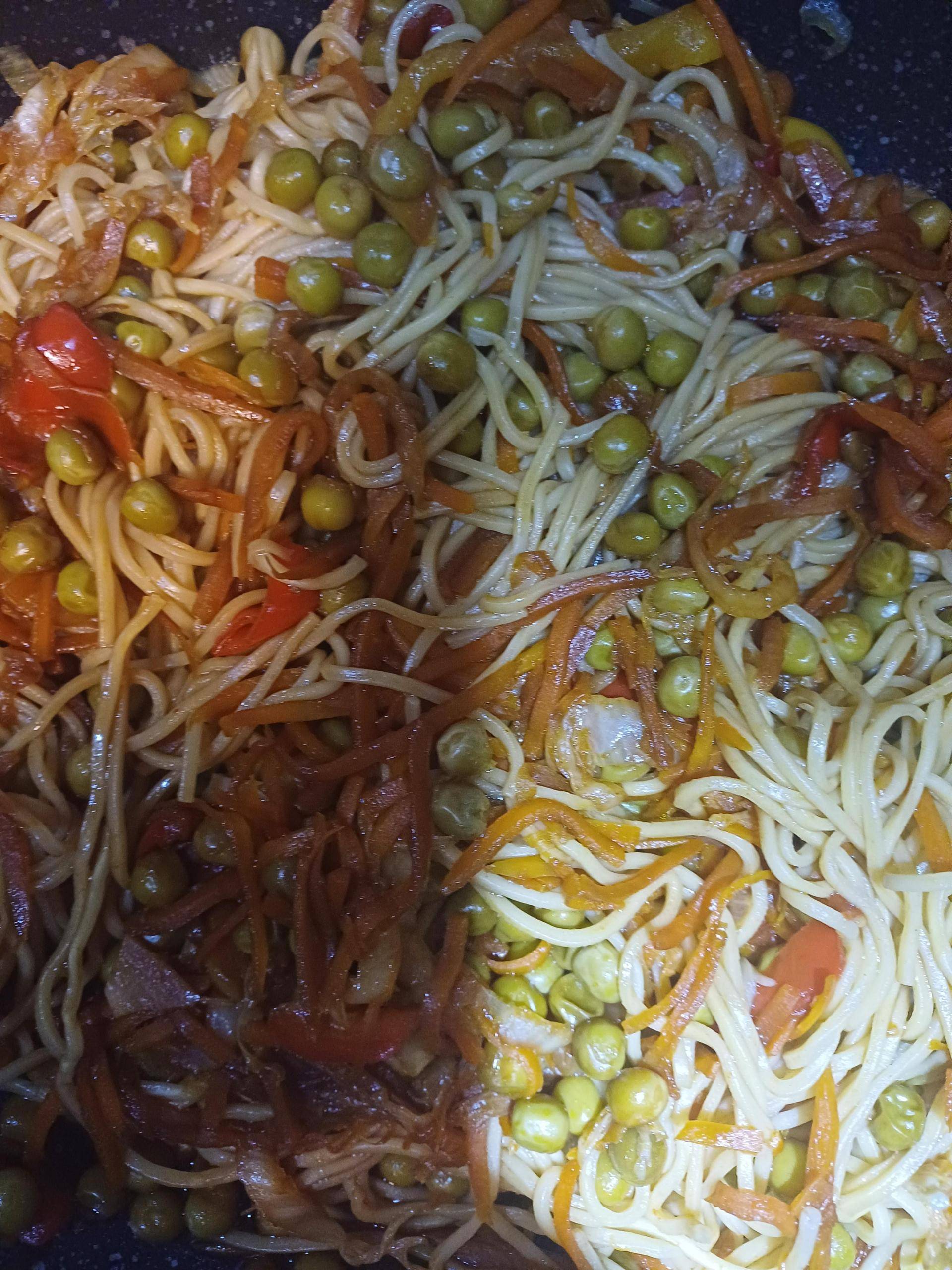 Nouilles chinoises aux légumes - Recepten Cookeo V3 | Moulinex