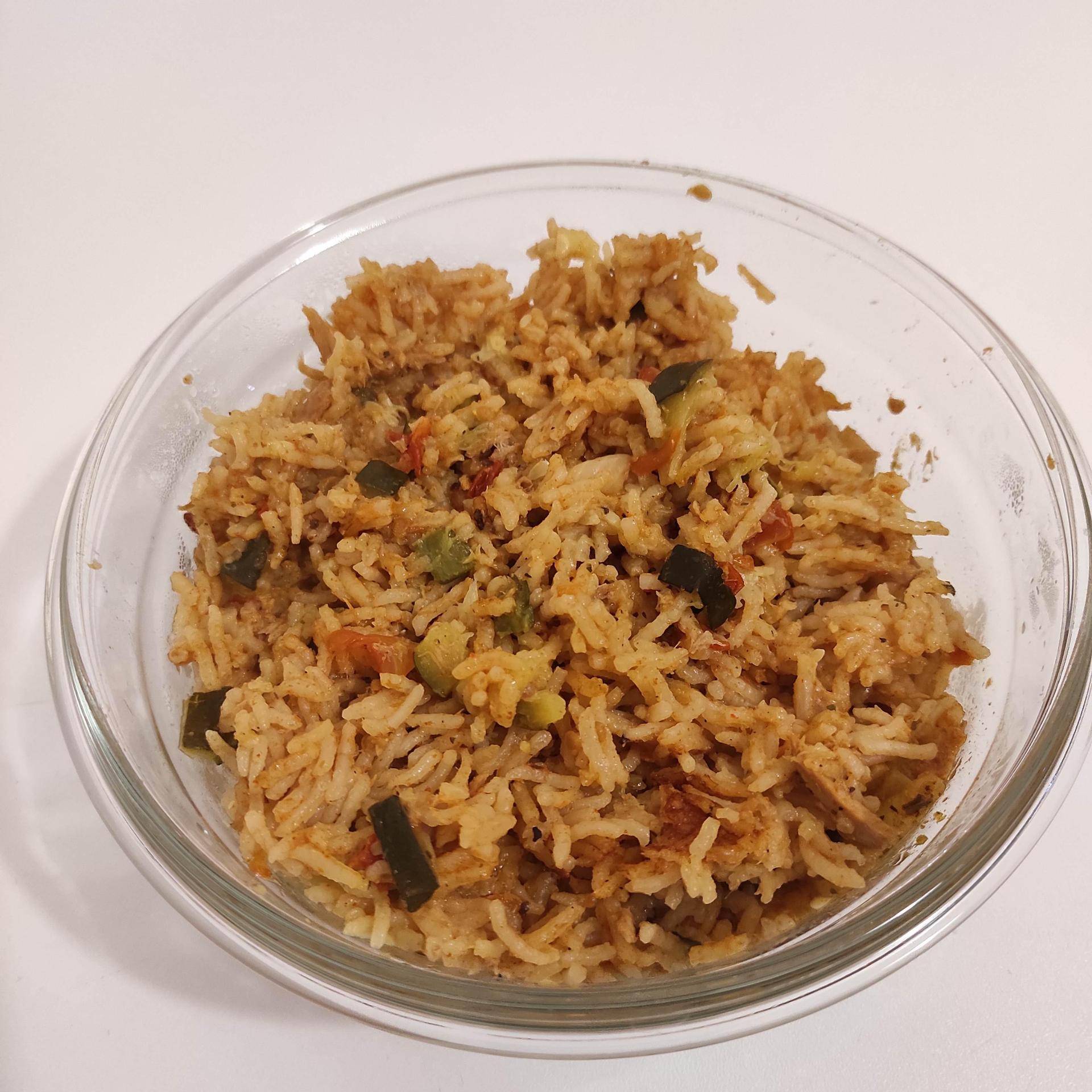 Poêlée de riz et thon au paprika - Recepten Cookeo V3 Mini | Moulinex