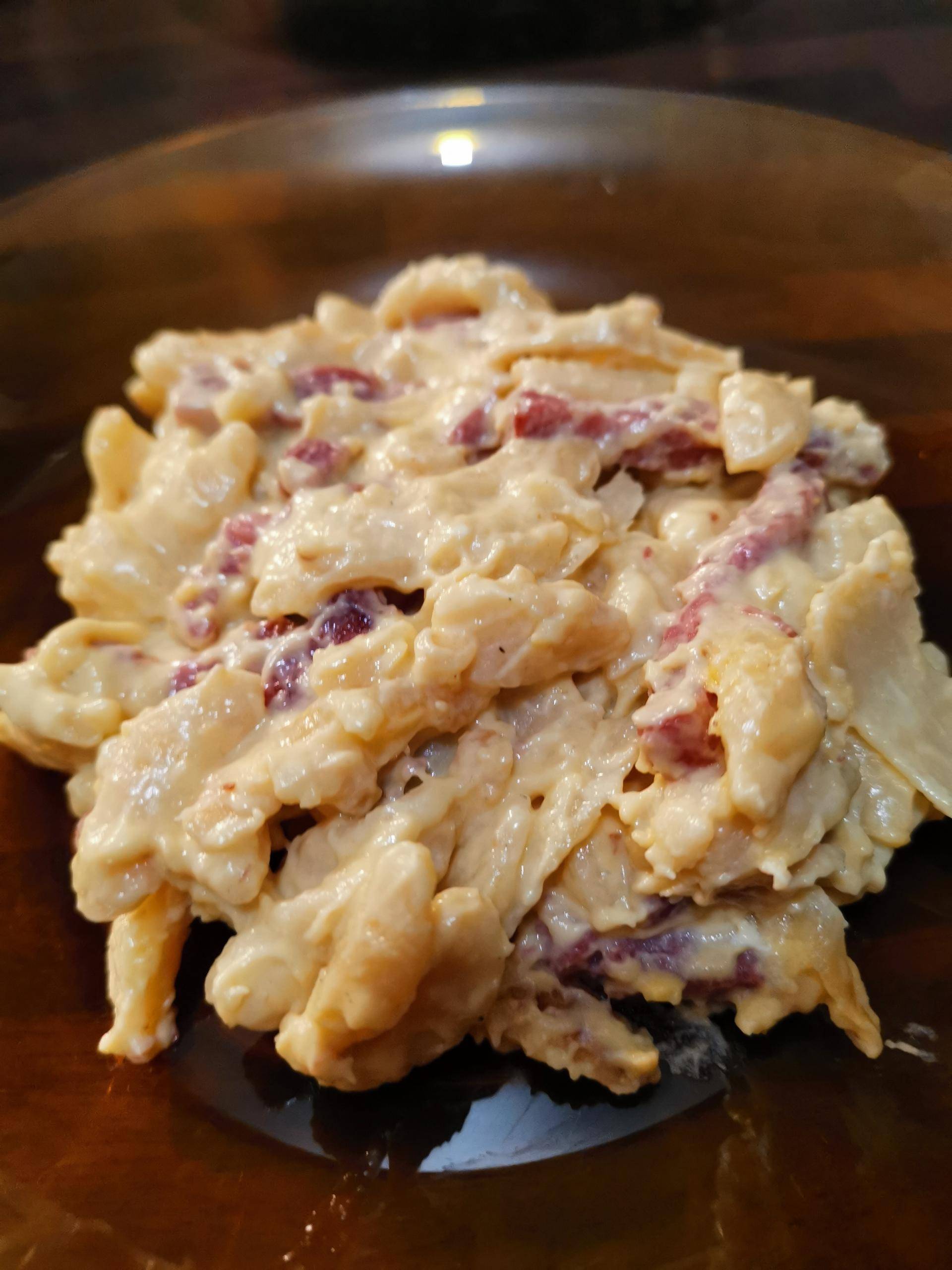 Spaetzle aux lardons de volailles fumés - Recette Cookeo | Moulinex
