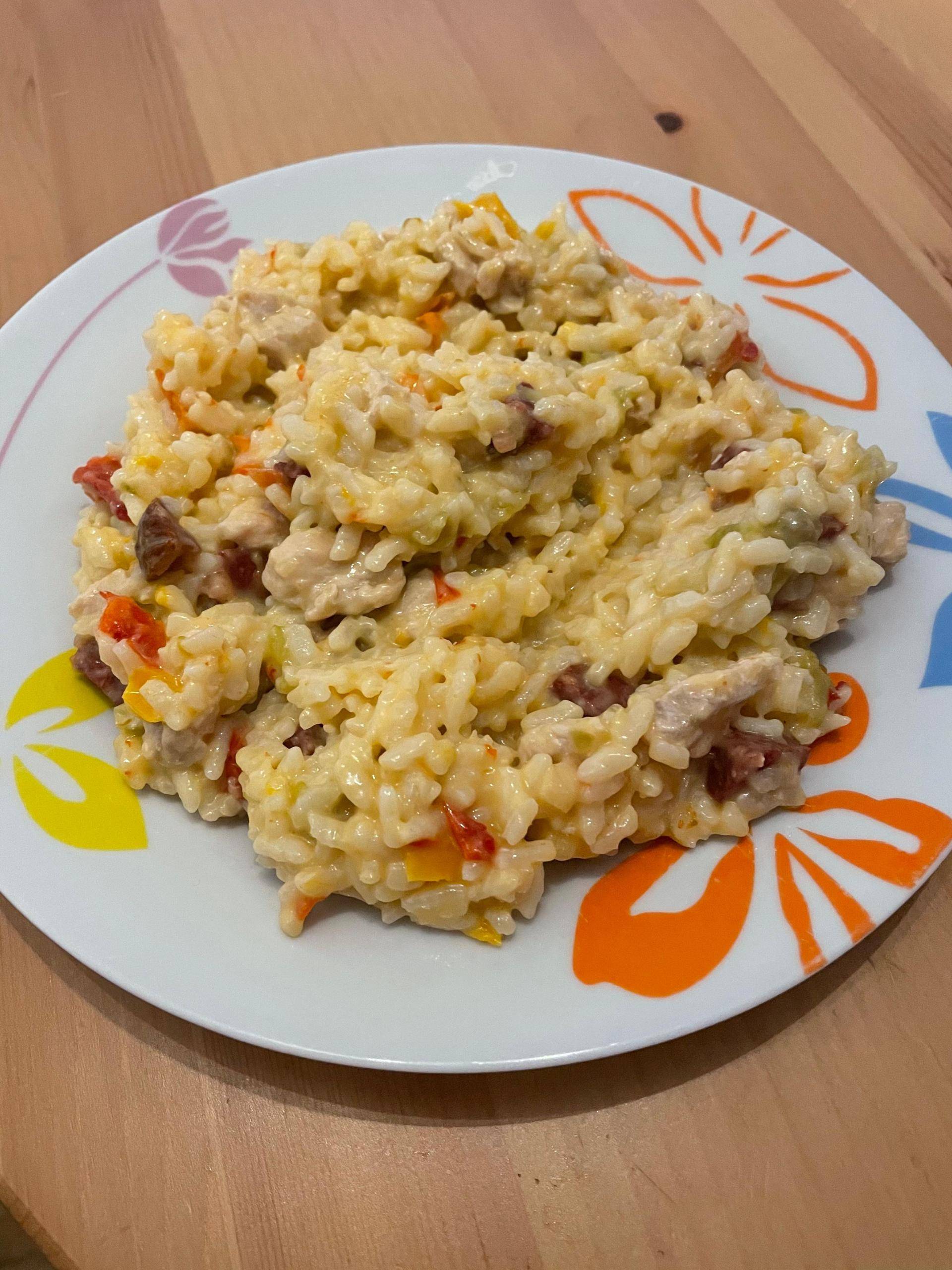 Risotto chorizo poulet poivron - Recepten Cookeo V3 | Moulinex