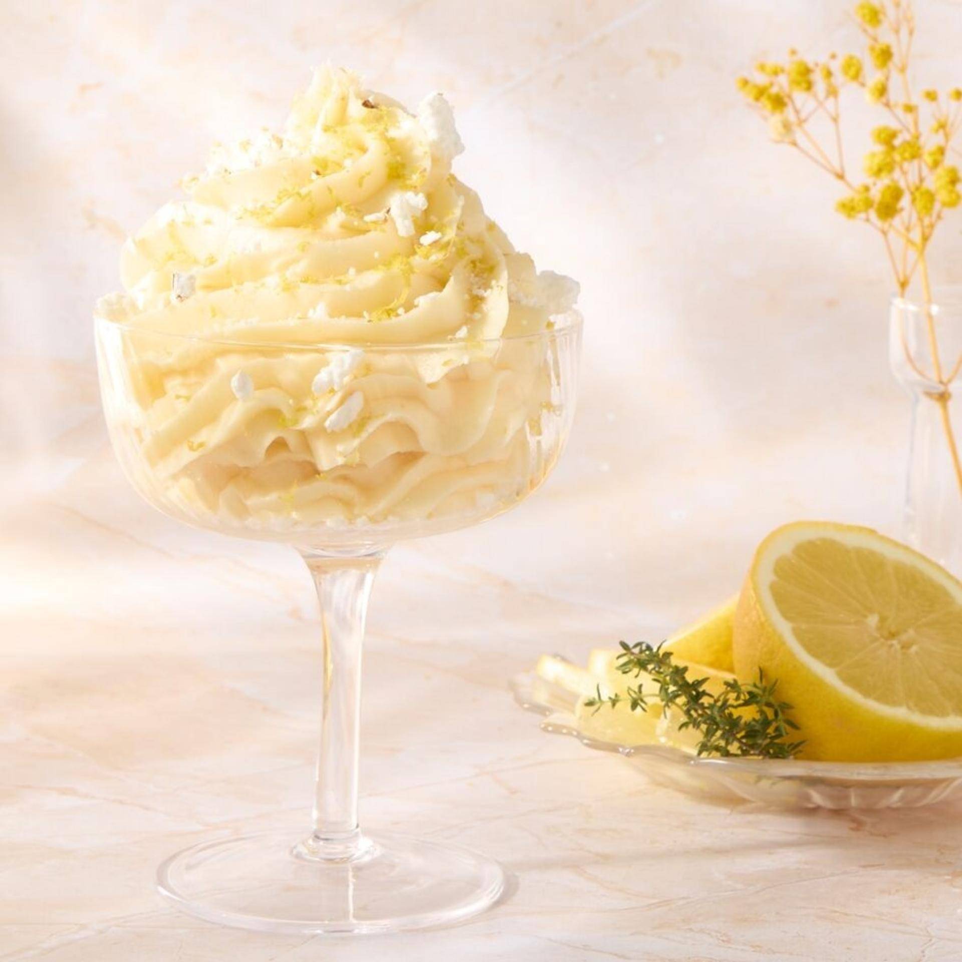 Lemon curd soft ice cream - Recette Freezi | Moulinex