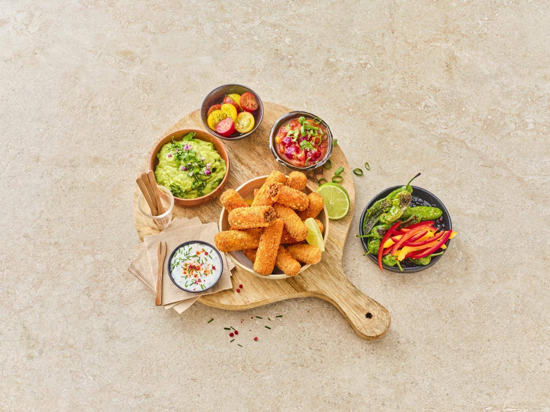 Planche apéro Tex Mex - Recette Ever Fry Dual Flex | Moulinex