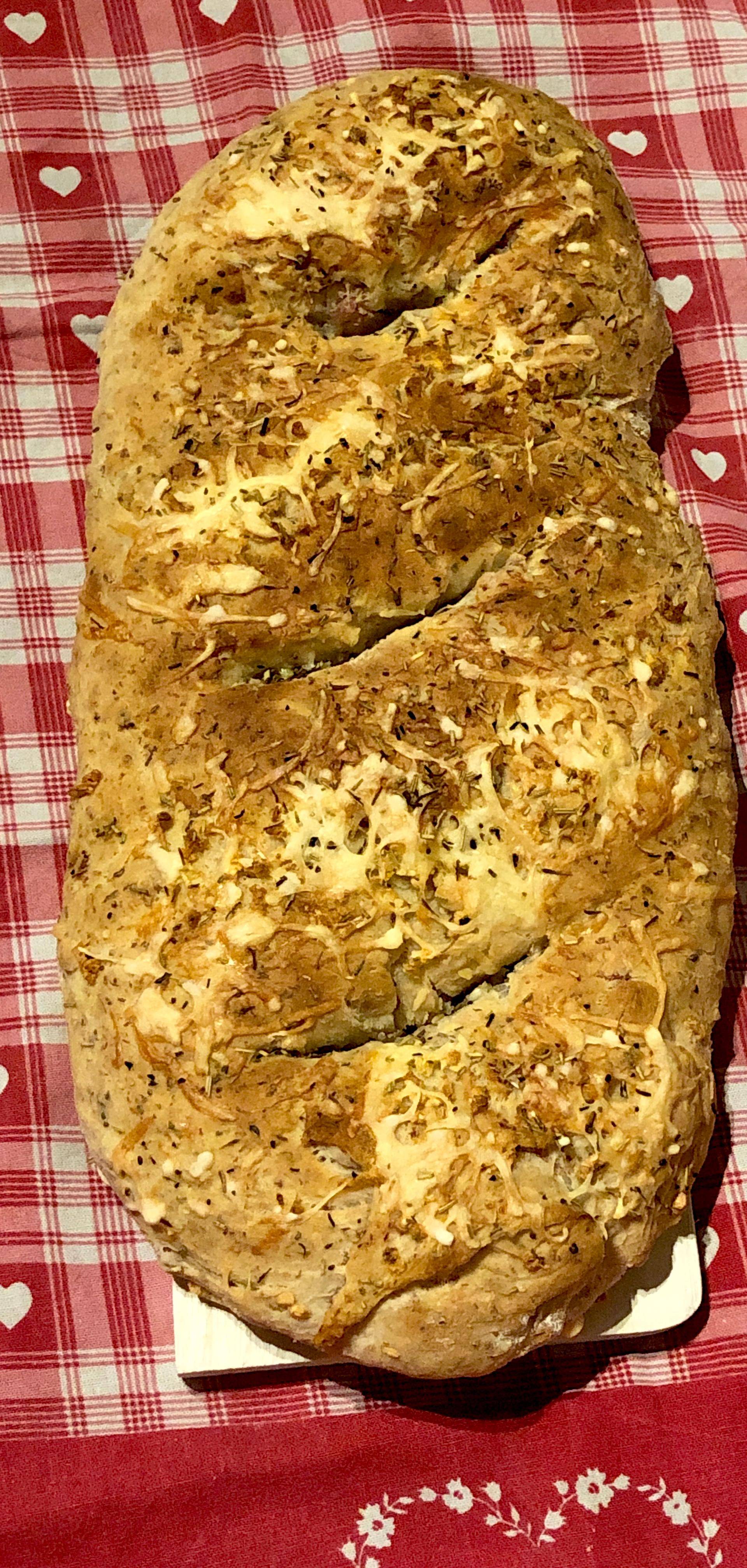 Fougasse aux lardons - Recette Companion Connect XL | Moulinex