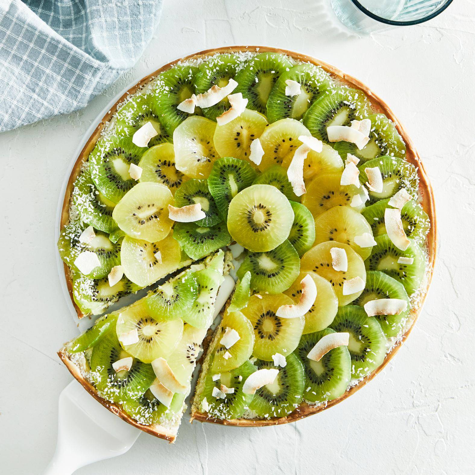 Quiche sucrée aux kiwis - Recepten Cook'in One | Moulinex
