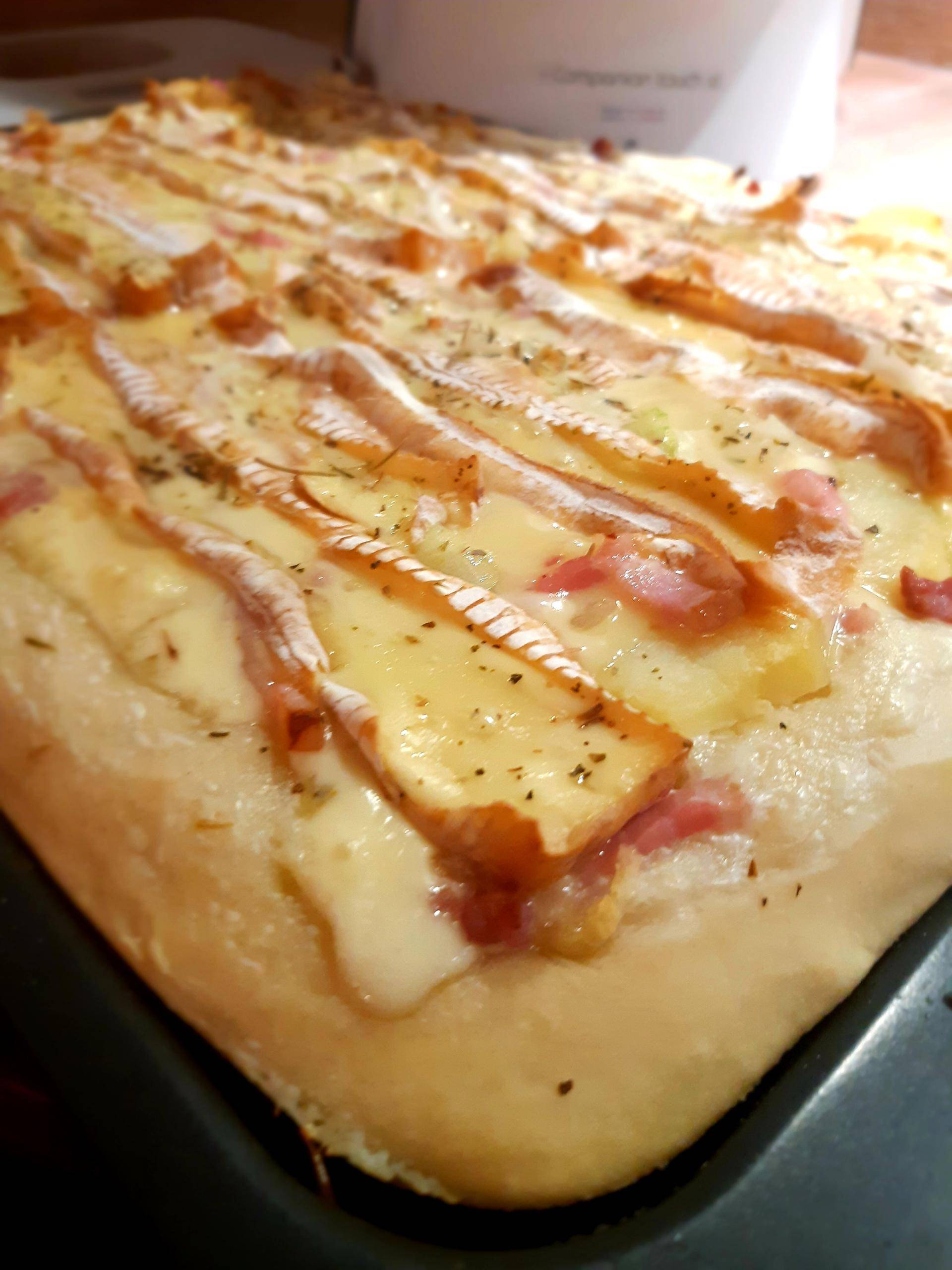 Pizza tartiflette - Recette Companion Connect XL | Moulinex
