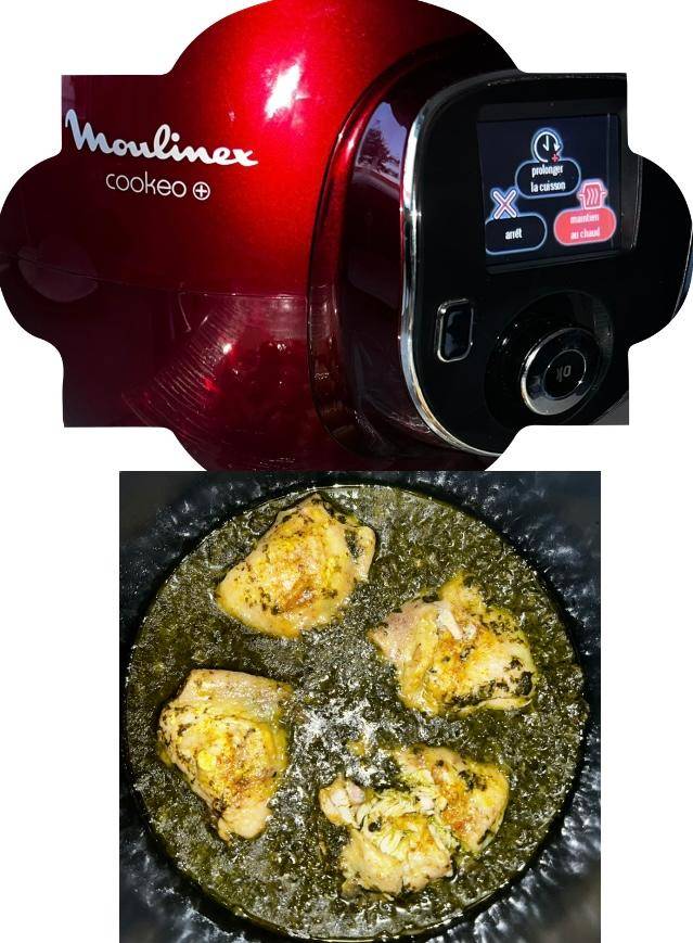 Poulet au citron Épinard - Recepten Cookeo | Moulinex