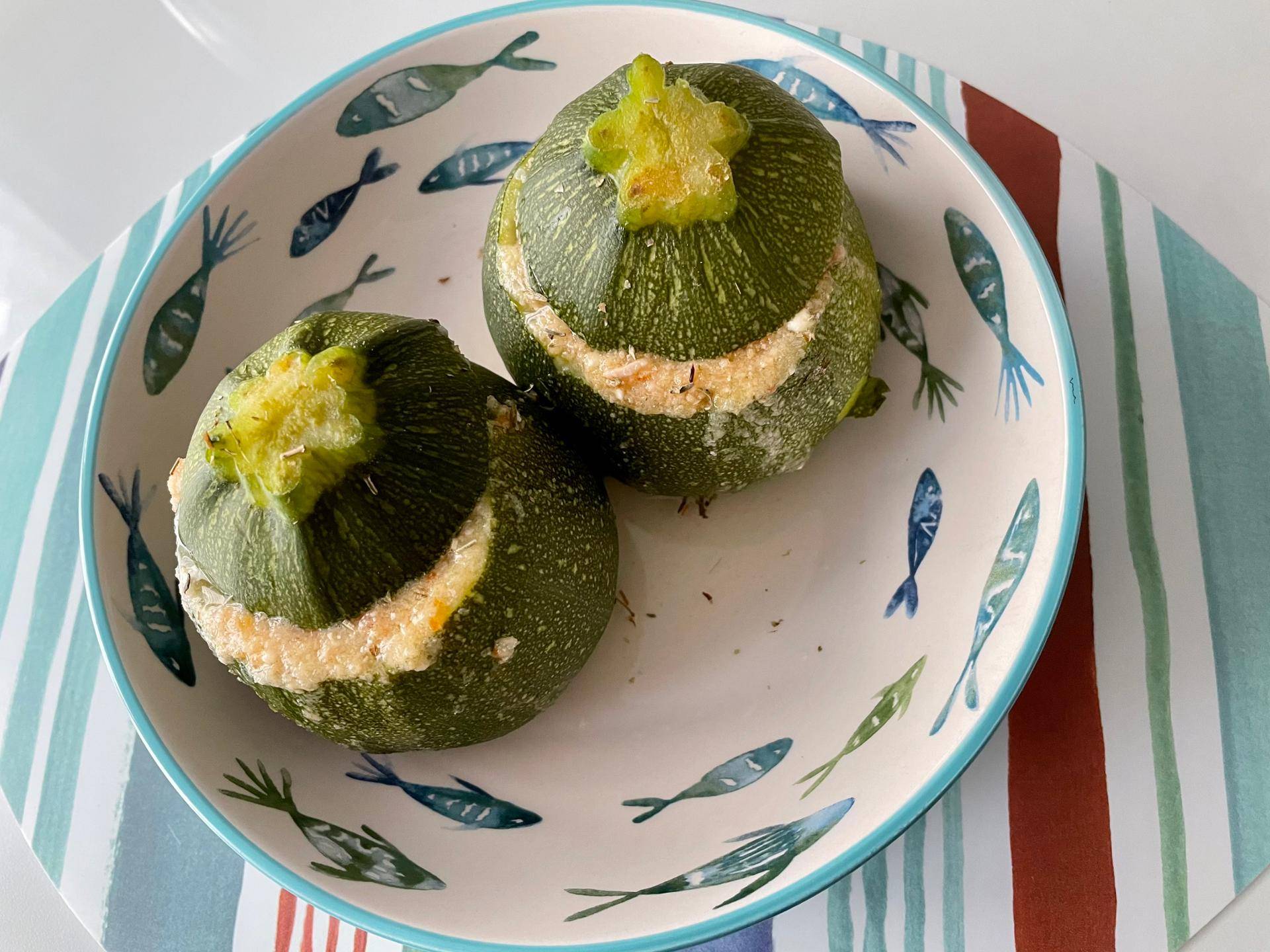 Courgettes farcies aux tomates cerises, kiri, jambon - Recette Cookeo | Moulinex