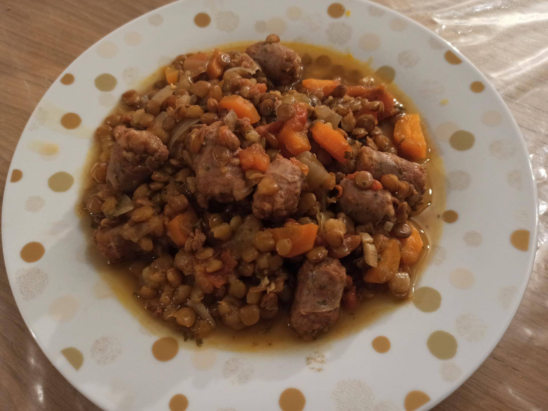 Lentilles Blondes et saucisses - Recette Cookeo V3 | Moulinex